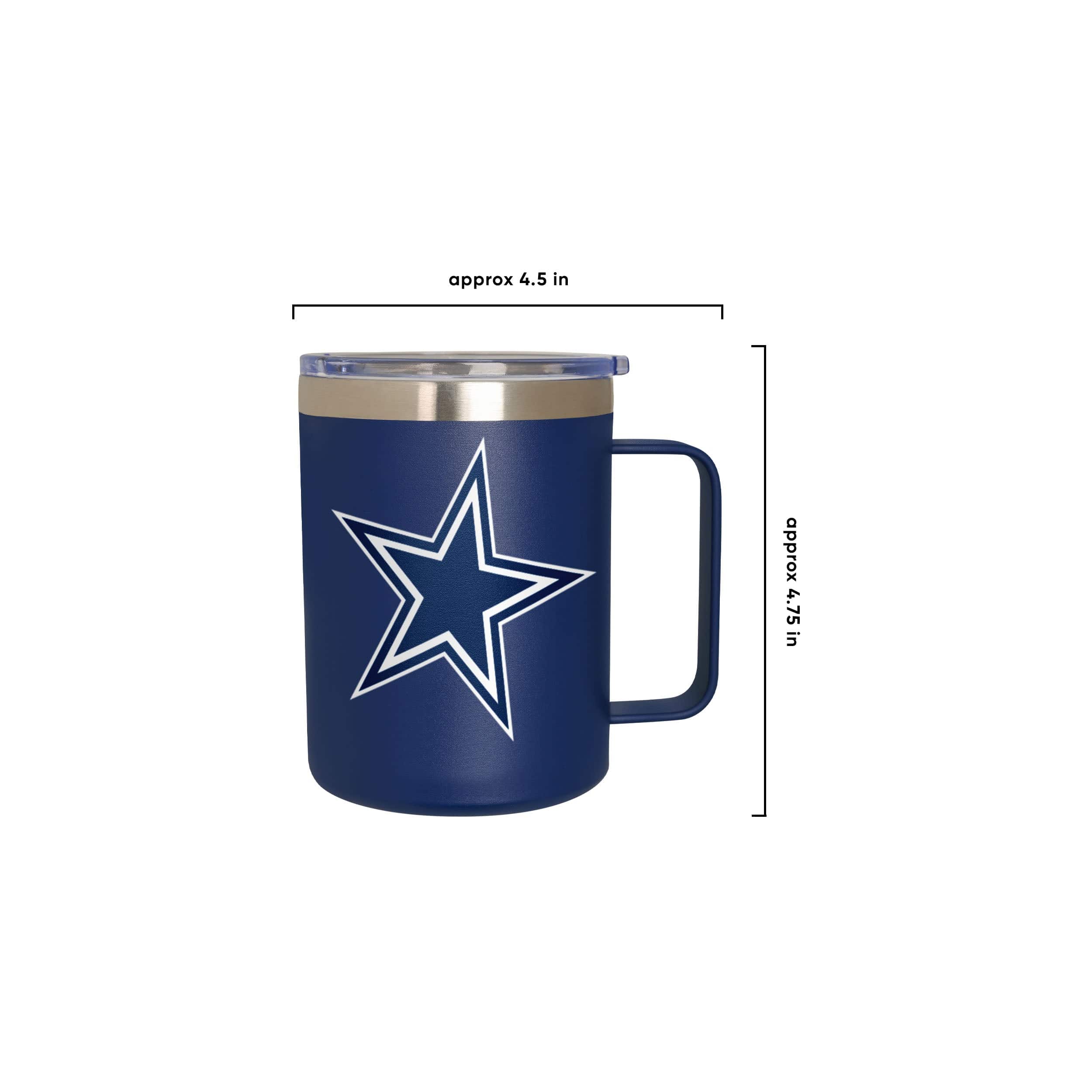 Dallas Cowboys NFL Team Color Insulated Stainless Steel Mug - Image 5
