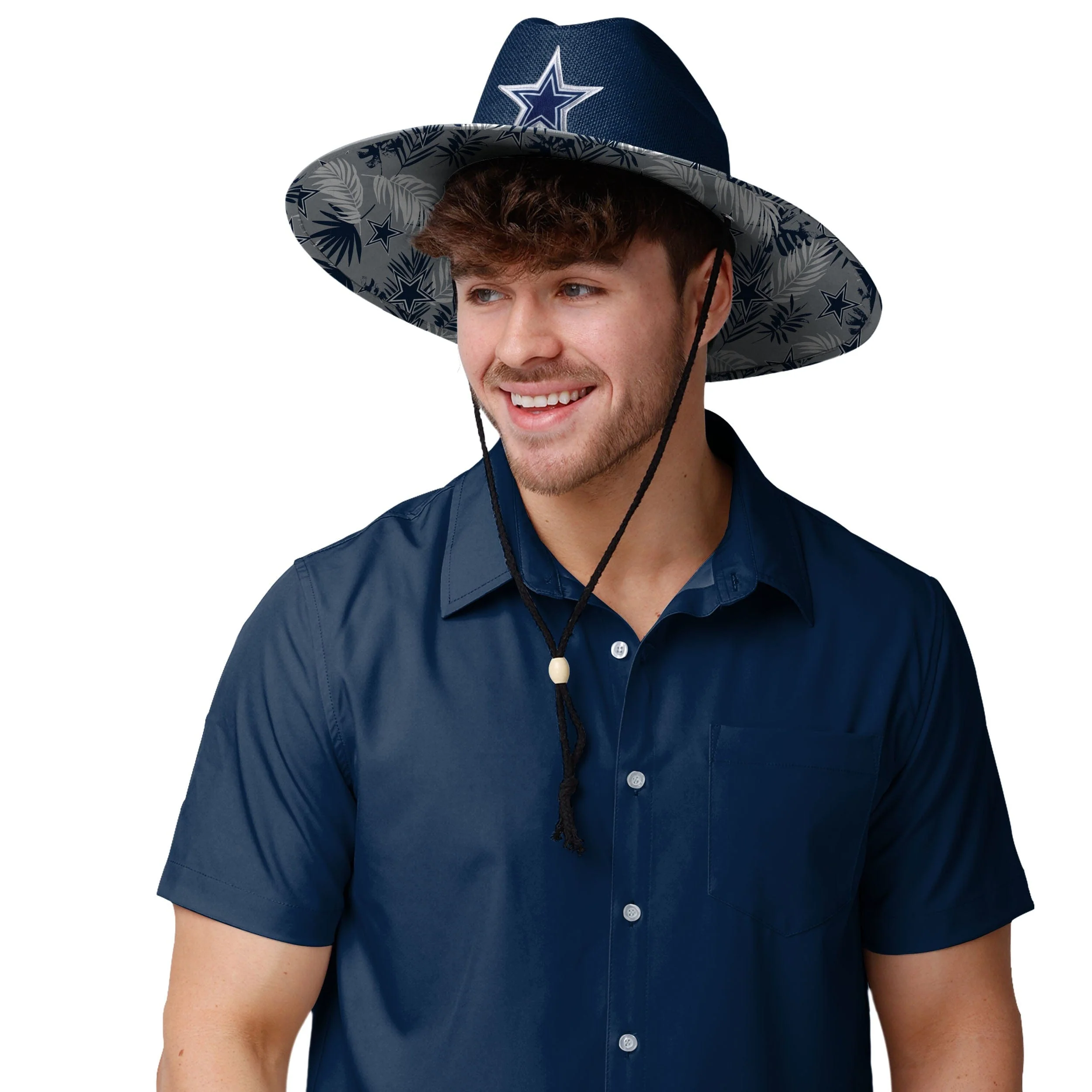 Dallas Cowboys NFL Team Color Straw Hat - Image 5