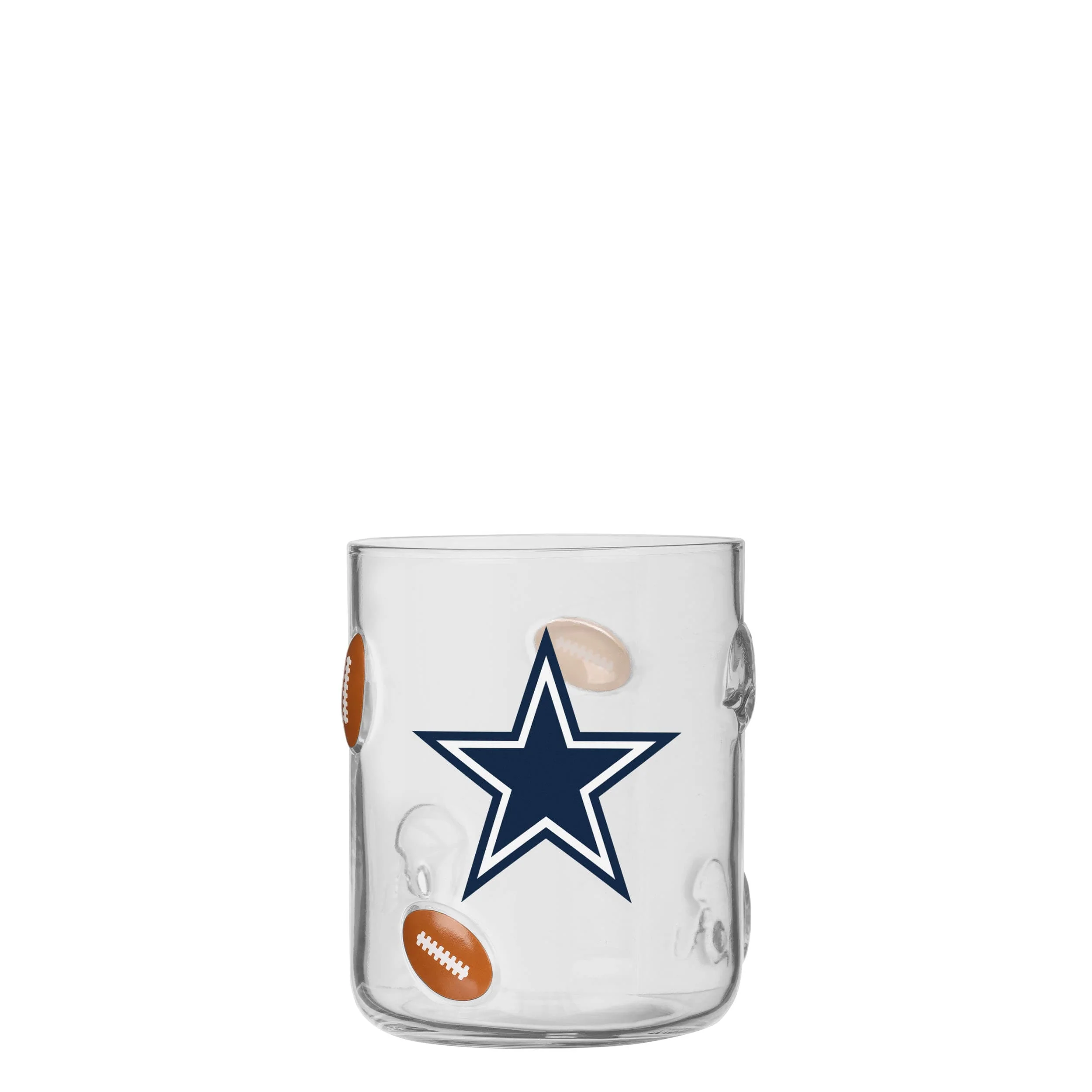 Dallas Cowboys NFL Team Logo 17 oz Glass Cup (PREORDER - SHIPS MID JUNE)