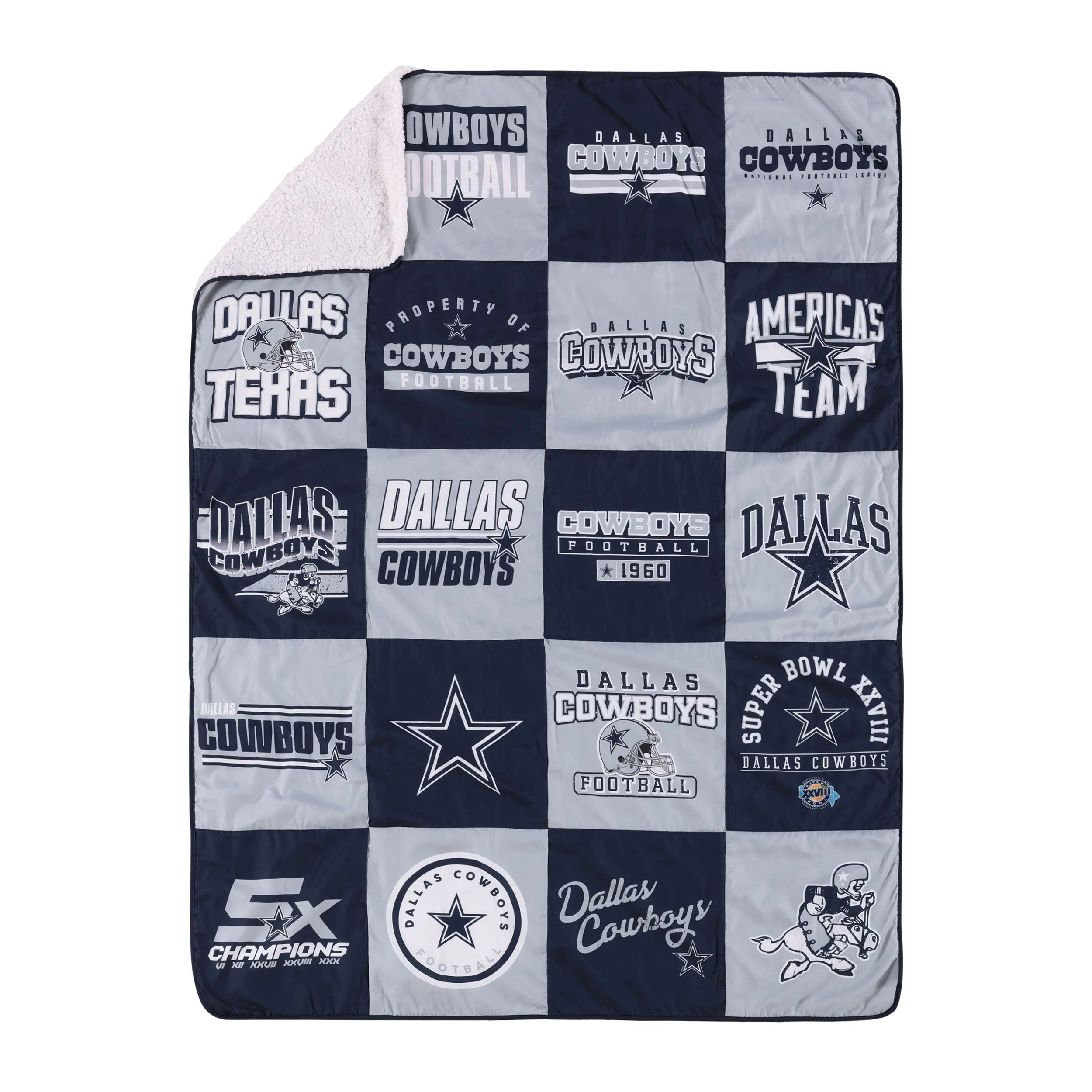 Dallas Cowboys NFL Team Pride Patches Quilt