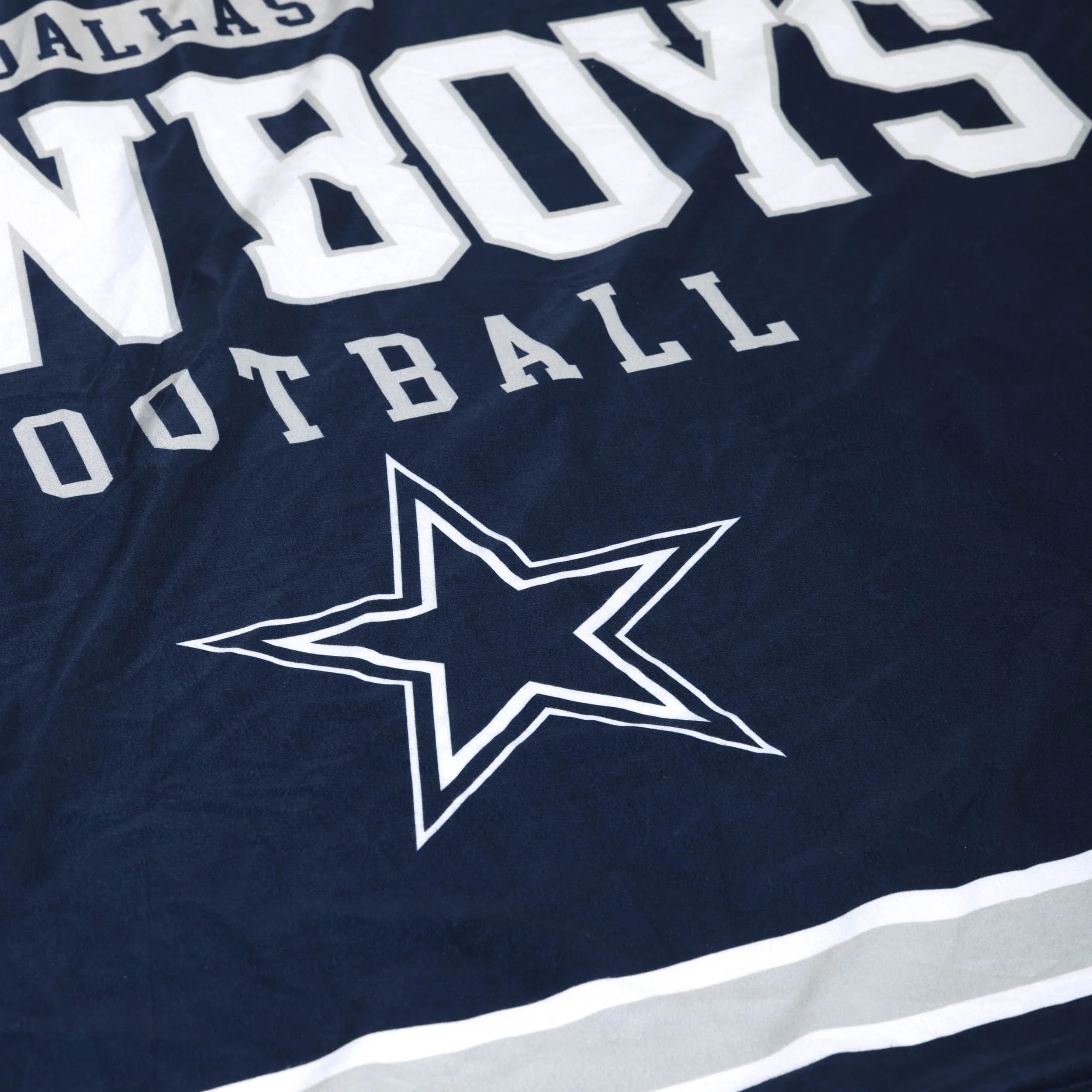 Dallas Cowboys NFL Team Property Sherpa Plush Throw Blanket - Image 5