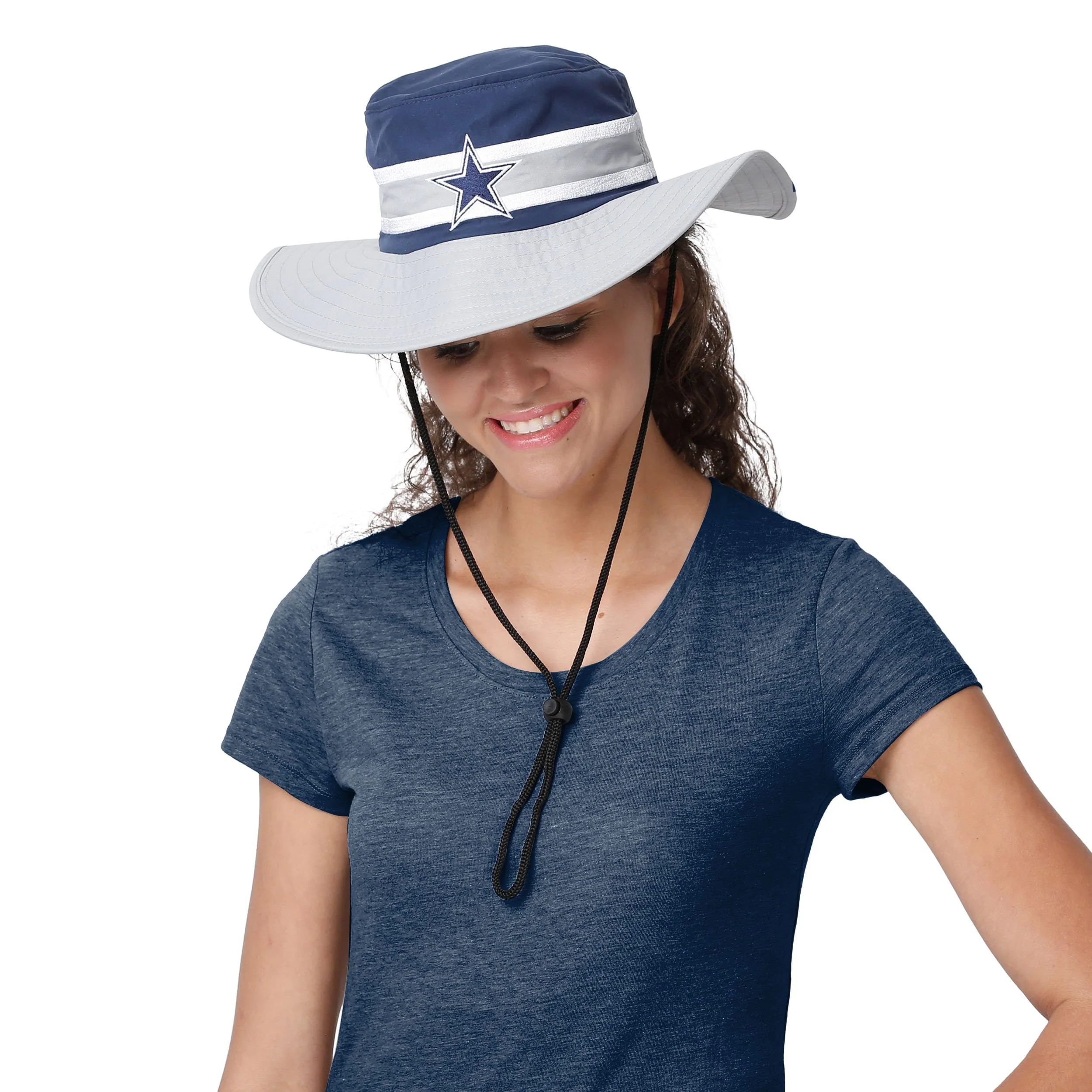 Dallas Cowboys NFL Team Stripe Boonie Hat - Image 5