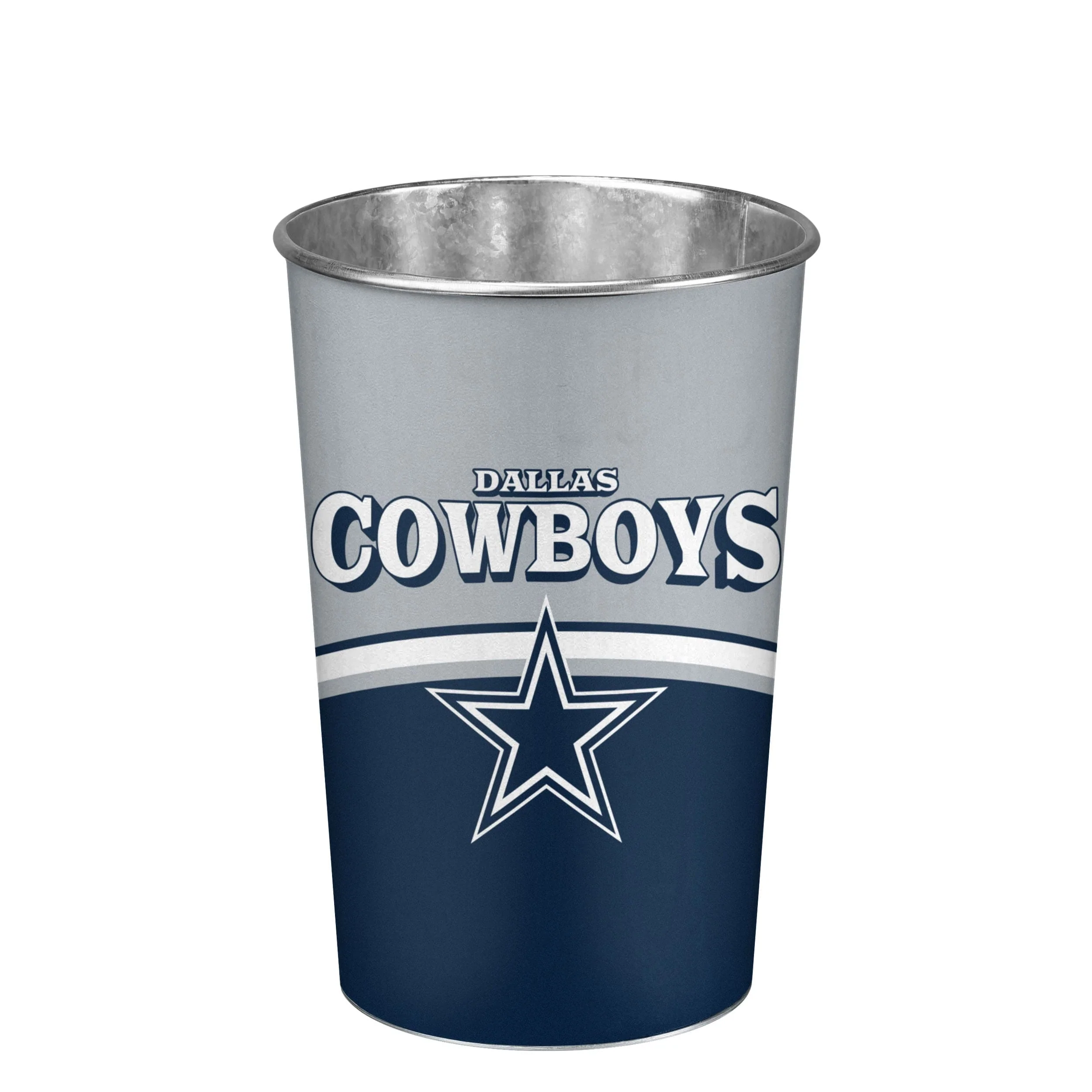 Dallas Cowboys NFL Team Stripe Waste Basket