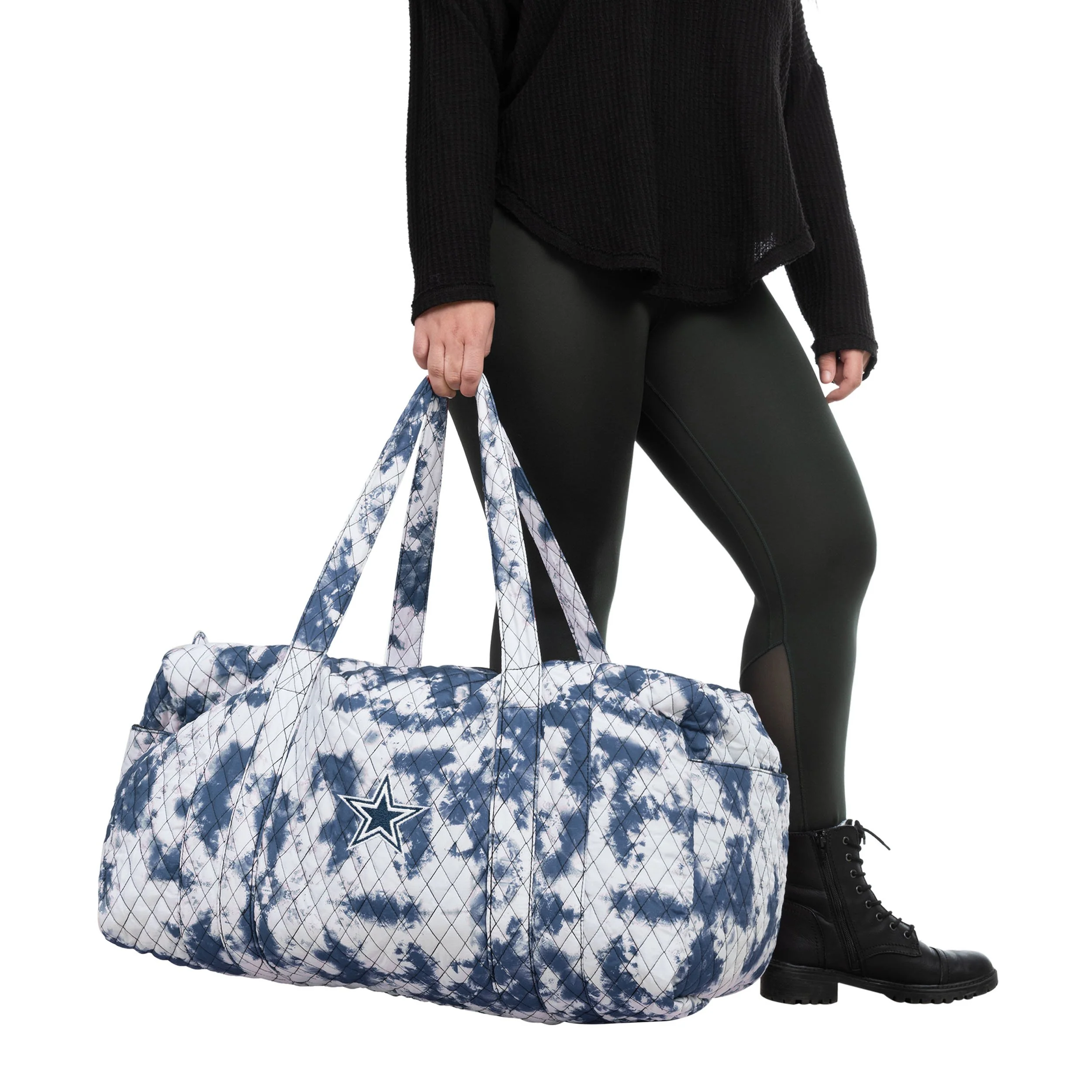 Dallas Cowboys NFL Tie-Dye Takeaway Duffle Bag - Image 4
