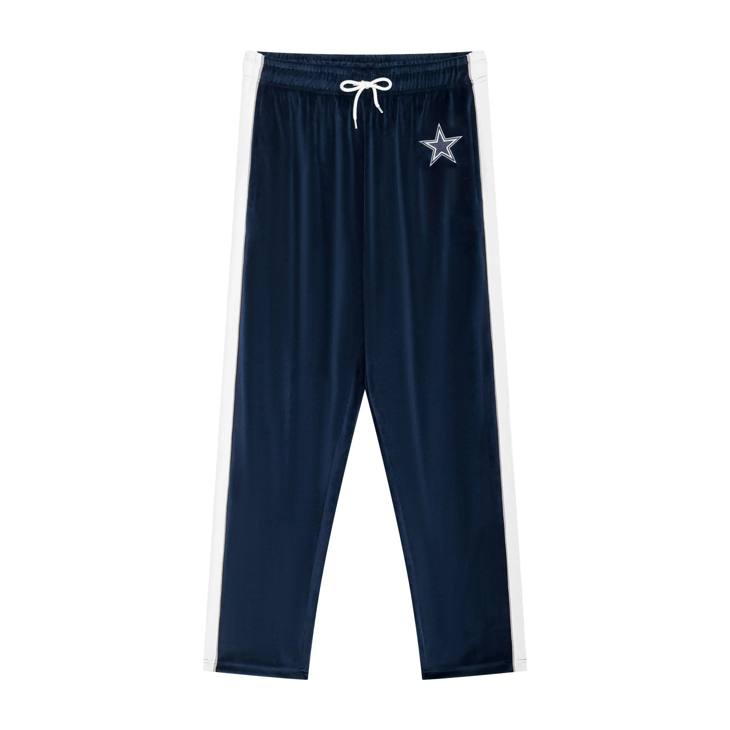 Dallas Cowboys NFL Two Tone Velour Pants - Image 6