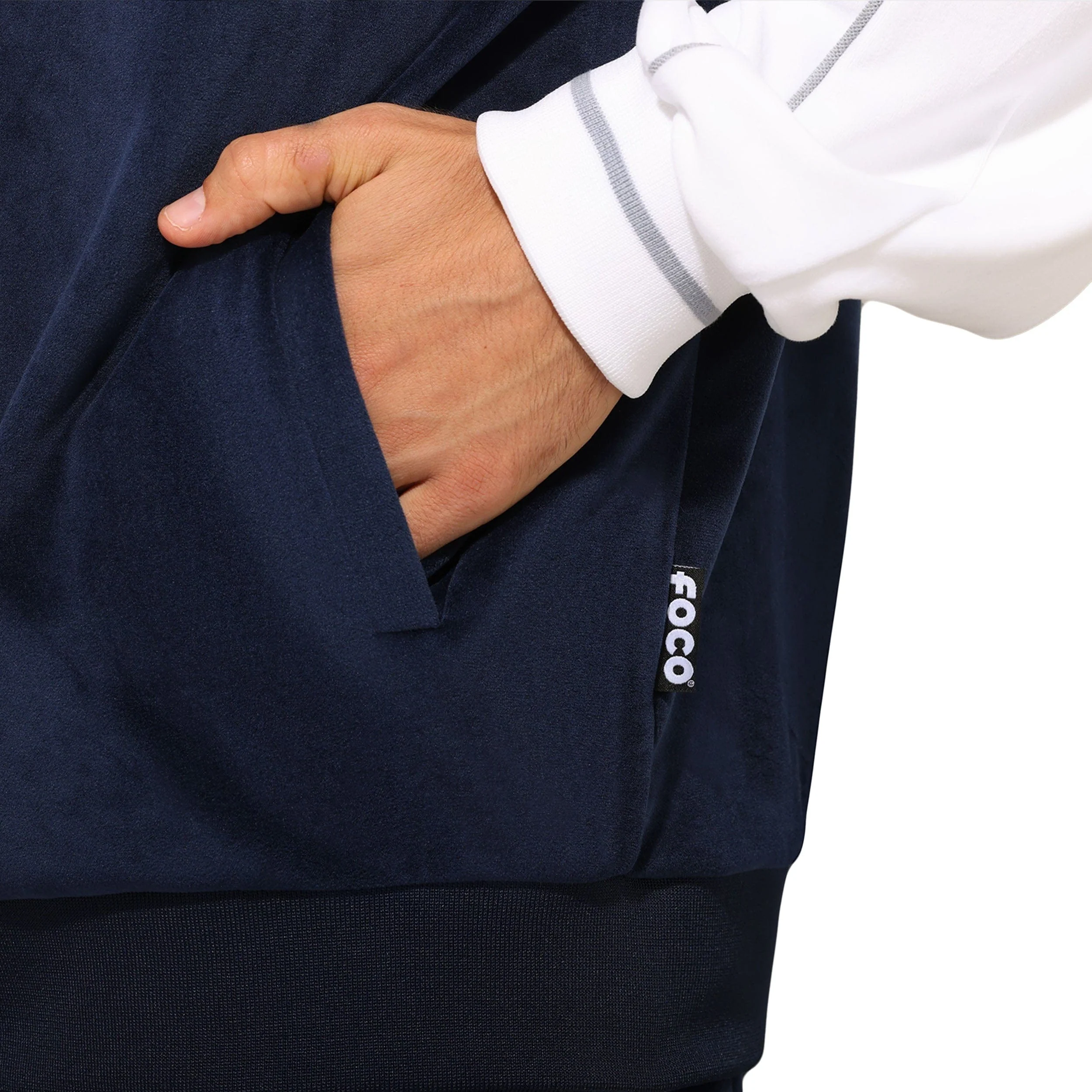 Dallas Cowboys NFL Two Tone Velour Zip Up Top - Image 4