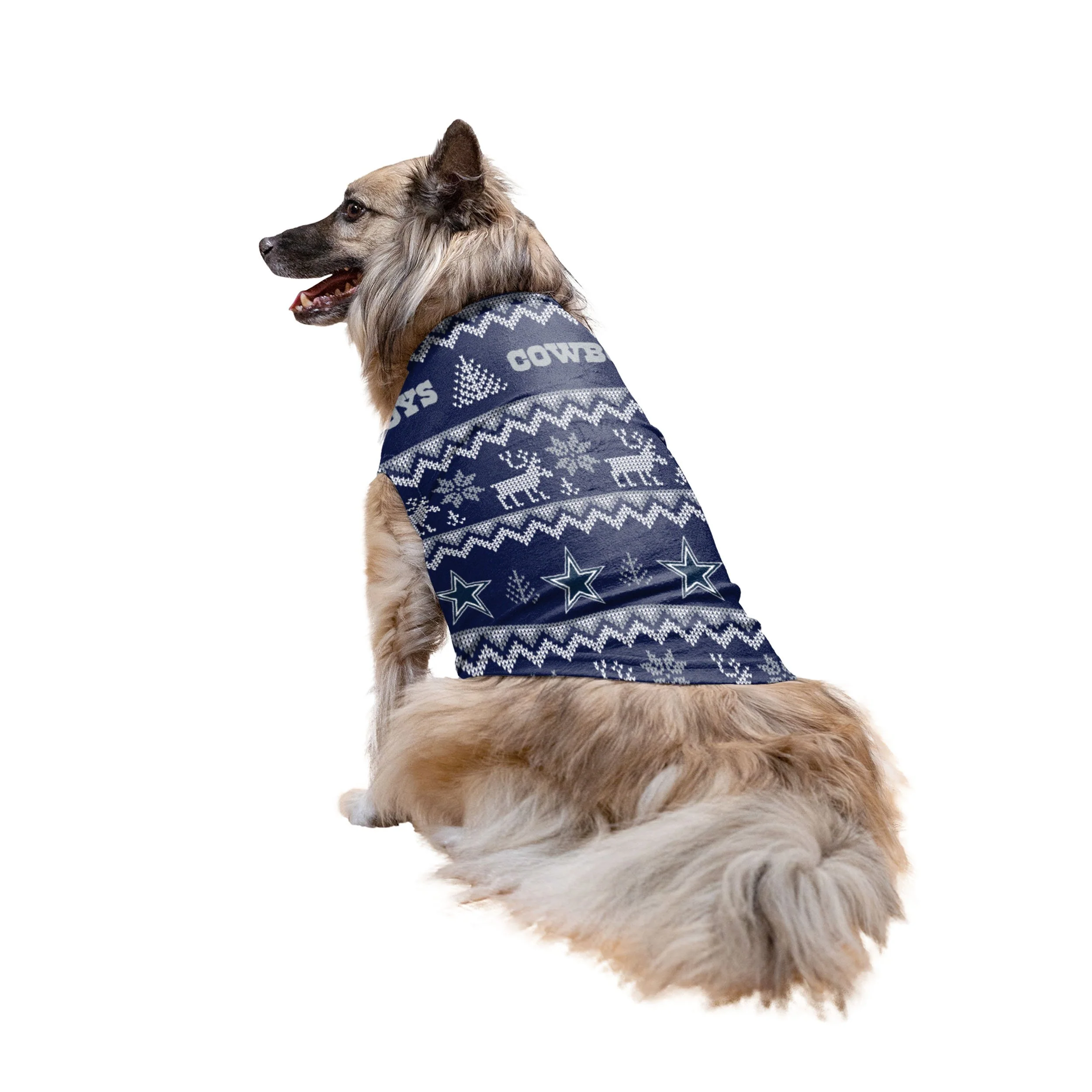 Dallas Cowboys NFL Ugly Pattern Family Holiday Pajamas - Image 7