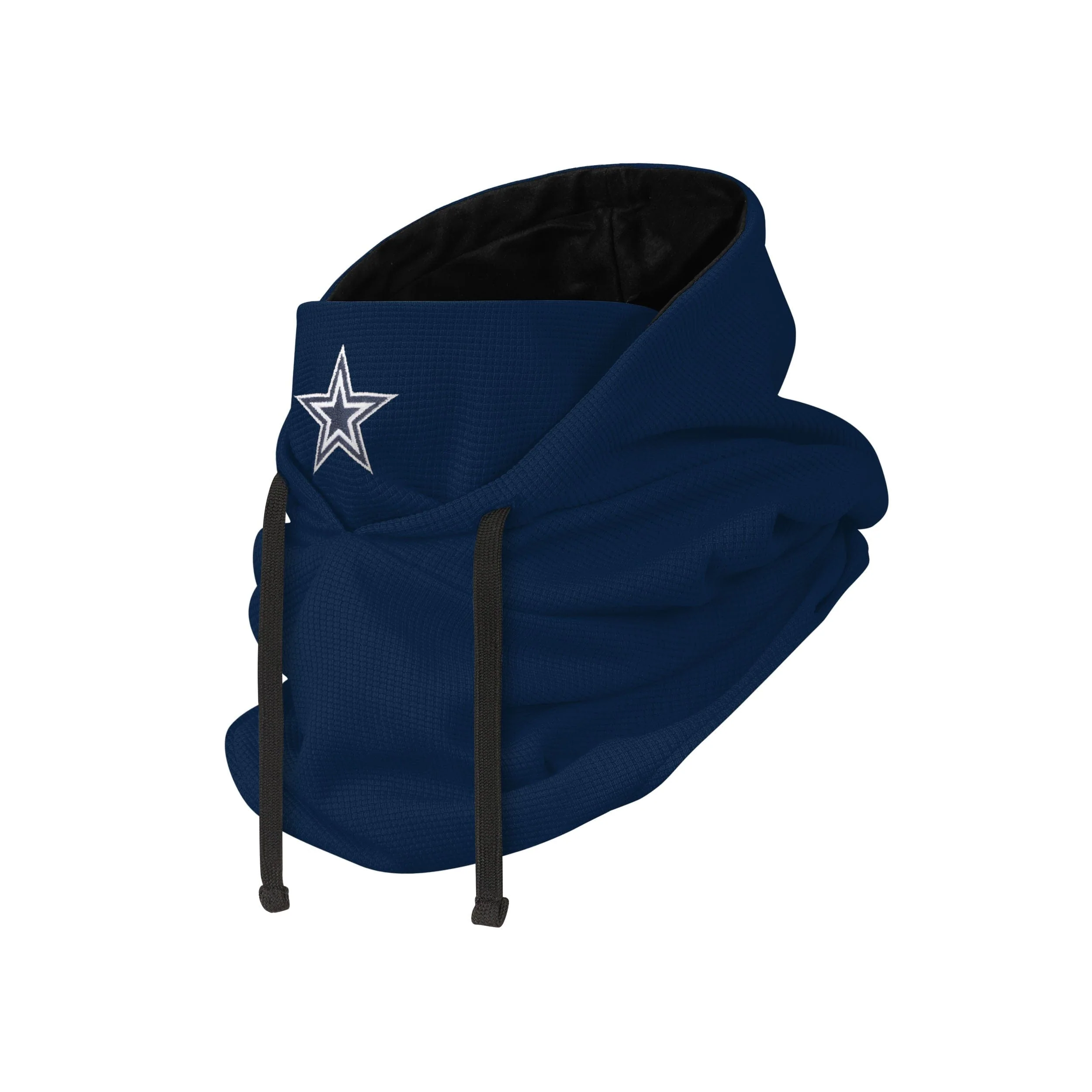 Dallas Cowboys NFL Waffle Drawstring Hooded Gaiter - Image 2