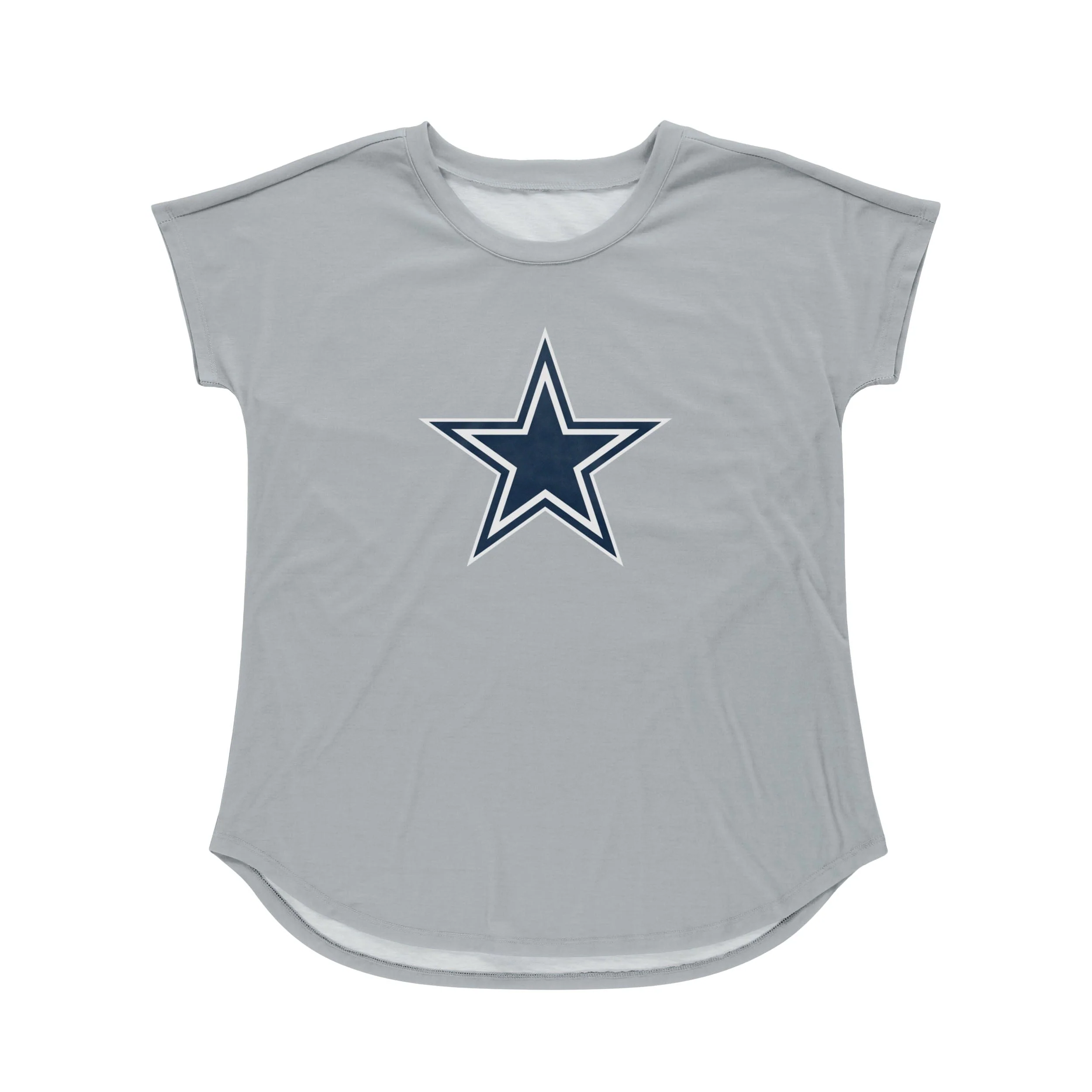 Dallas Cowboys NFL Womens Big Logo Tunic Top - Image 3