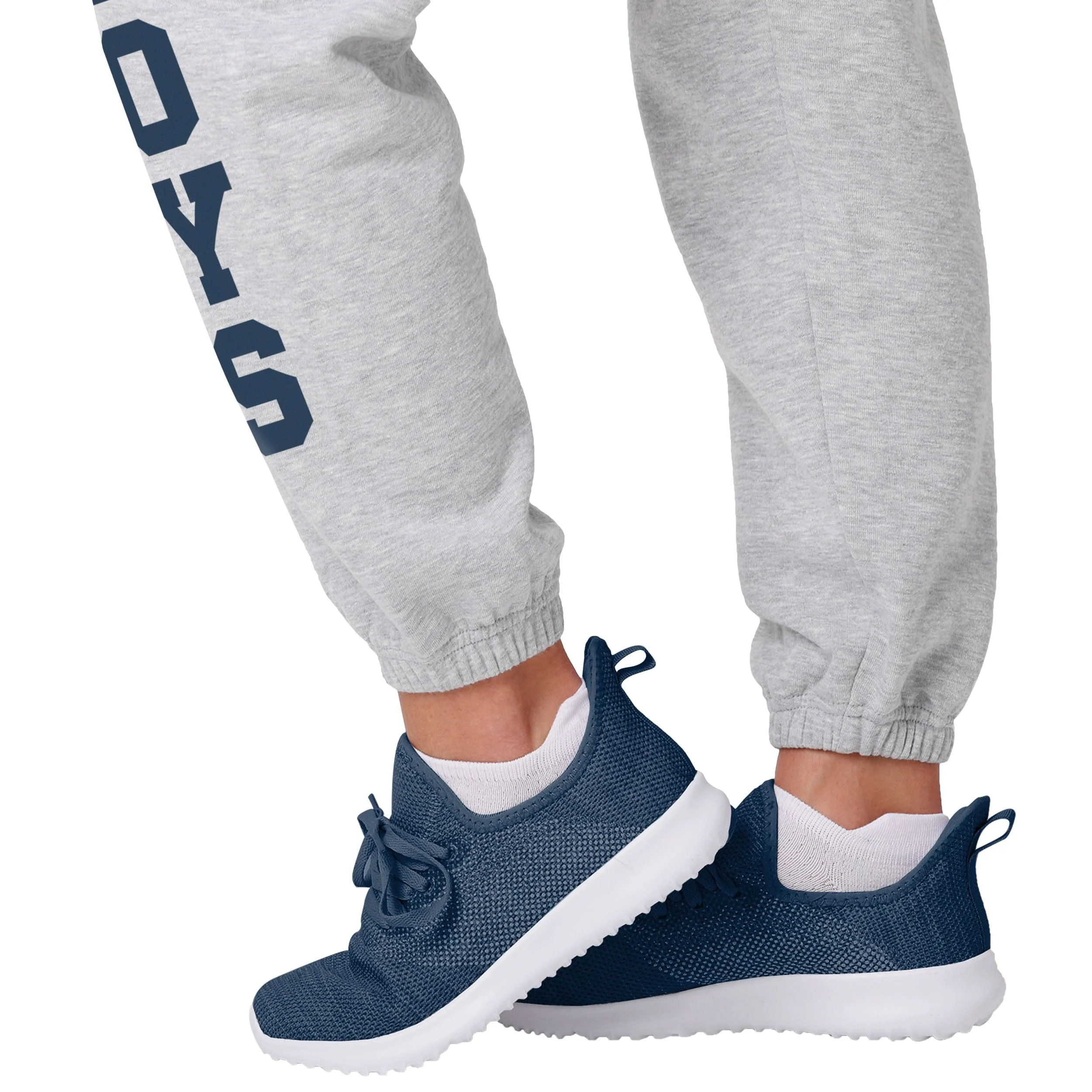 Dallas Cowboys NFL Womens Big Wordmark Gray Sweatpants - Image 4