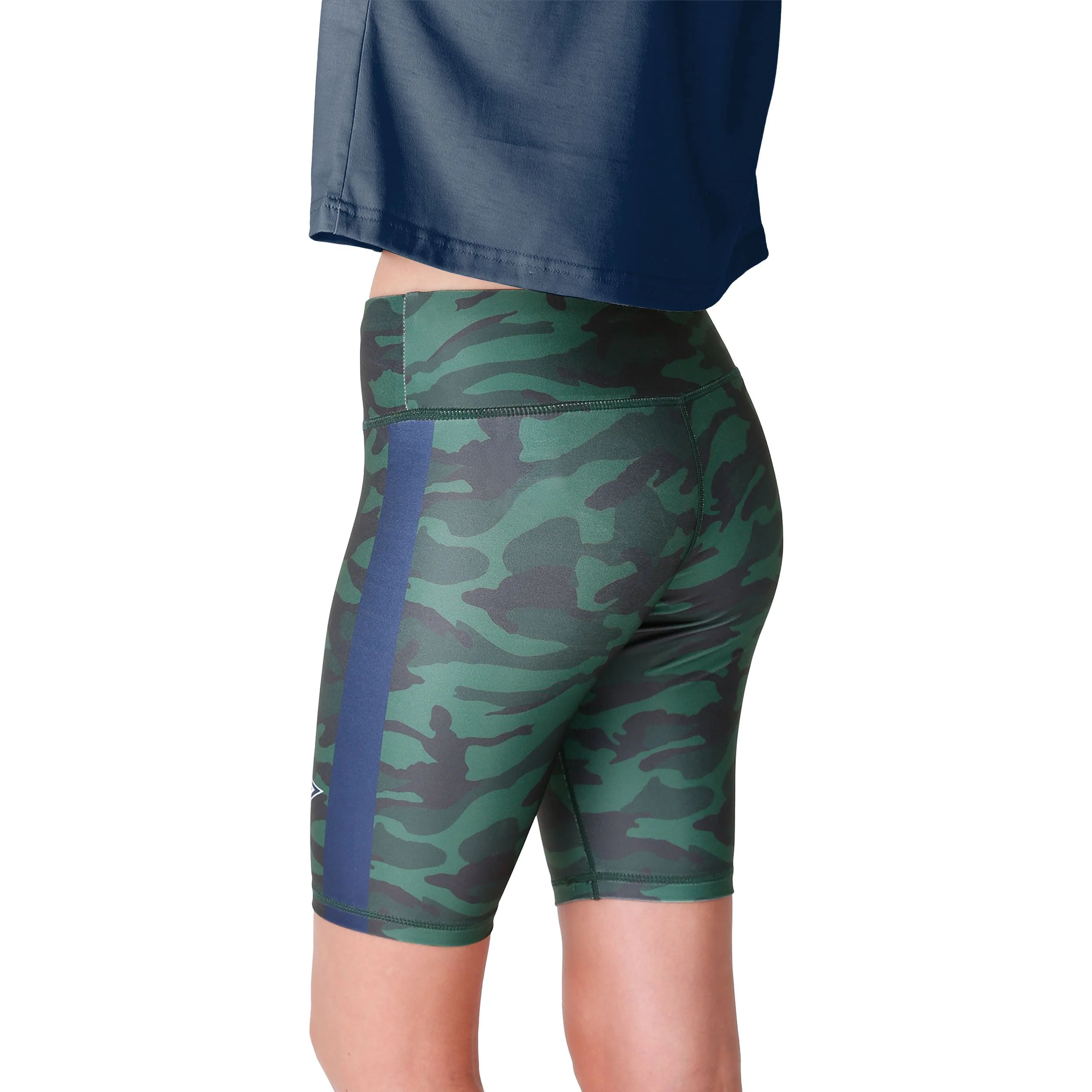 Dallas Cowboys NFL Womens Camo Bike Shorts - Image 2