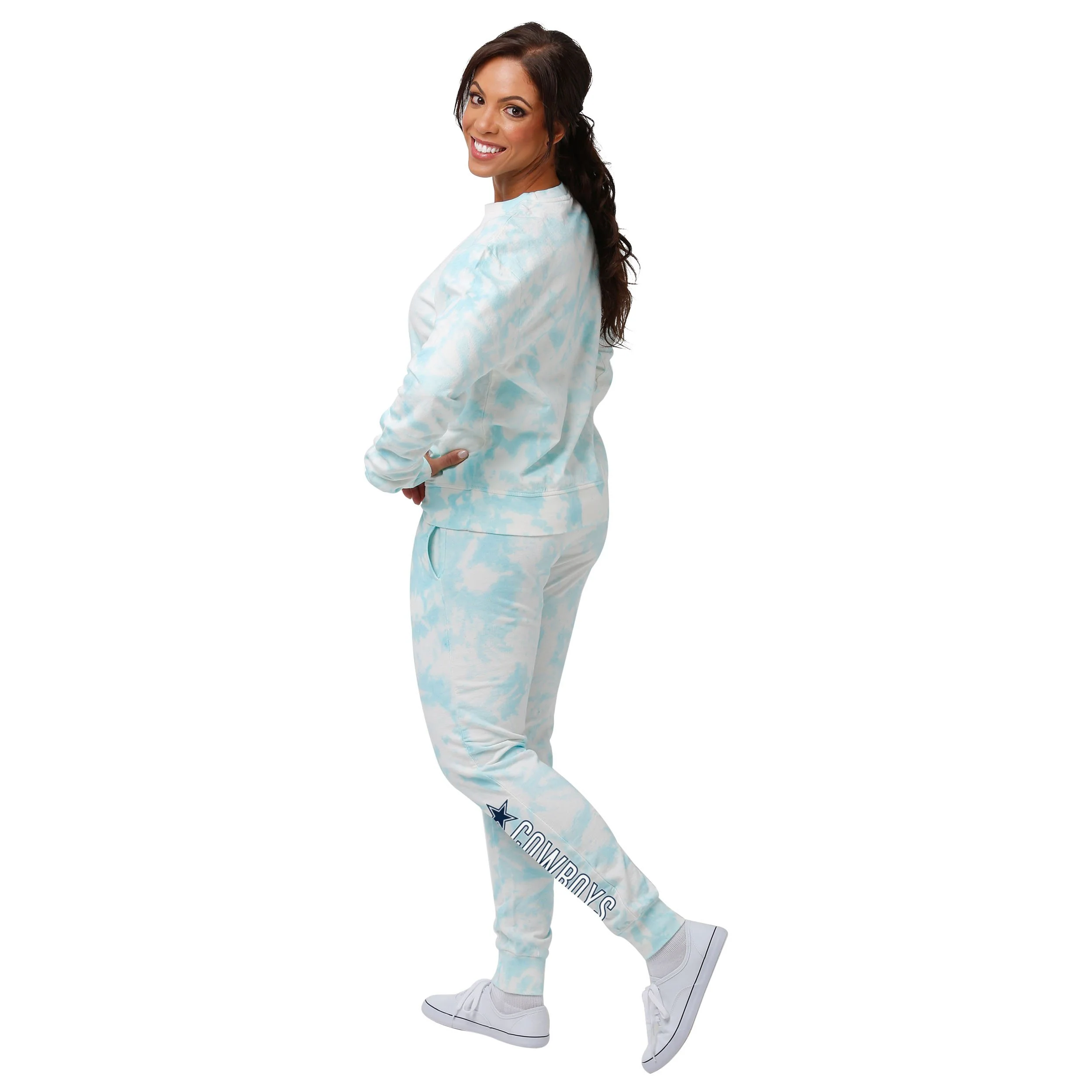 Dallas Cowboys NFL Womens Cloud Coverage Sweater - Image 4