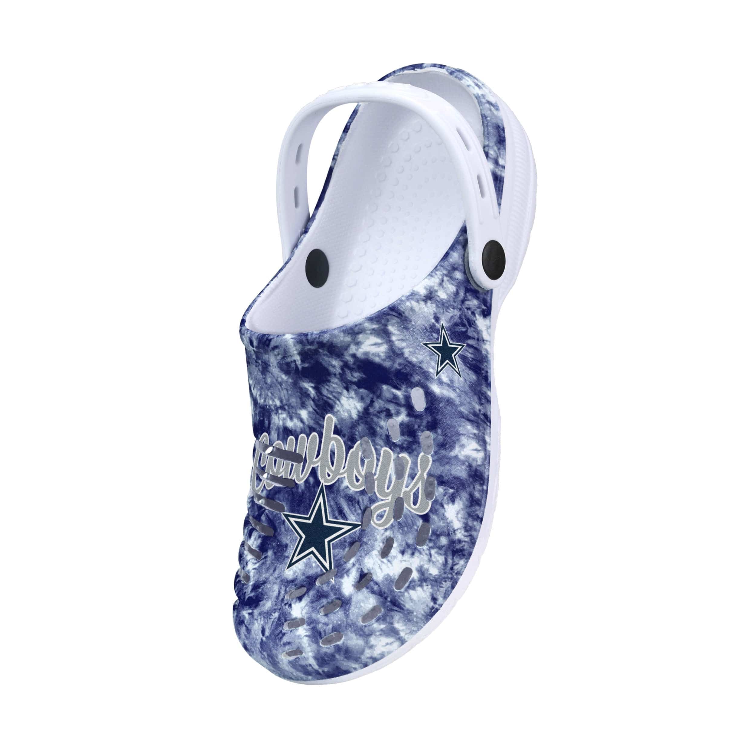 Dallas Cowboys NFL Womens Cloudie Clog With Strap - Image 3