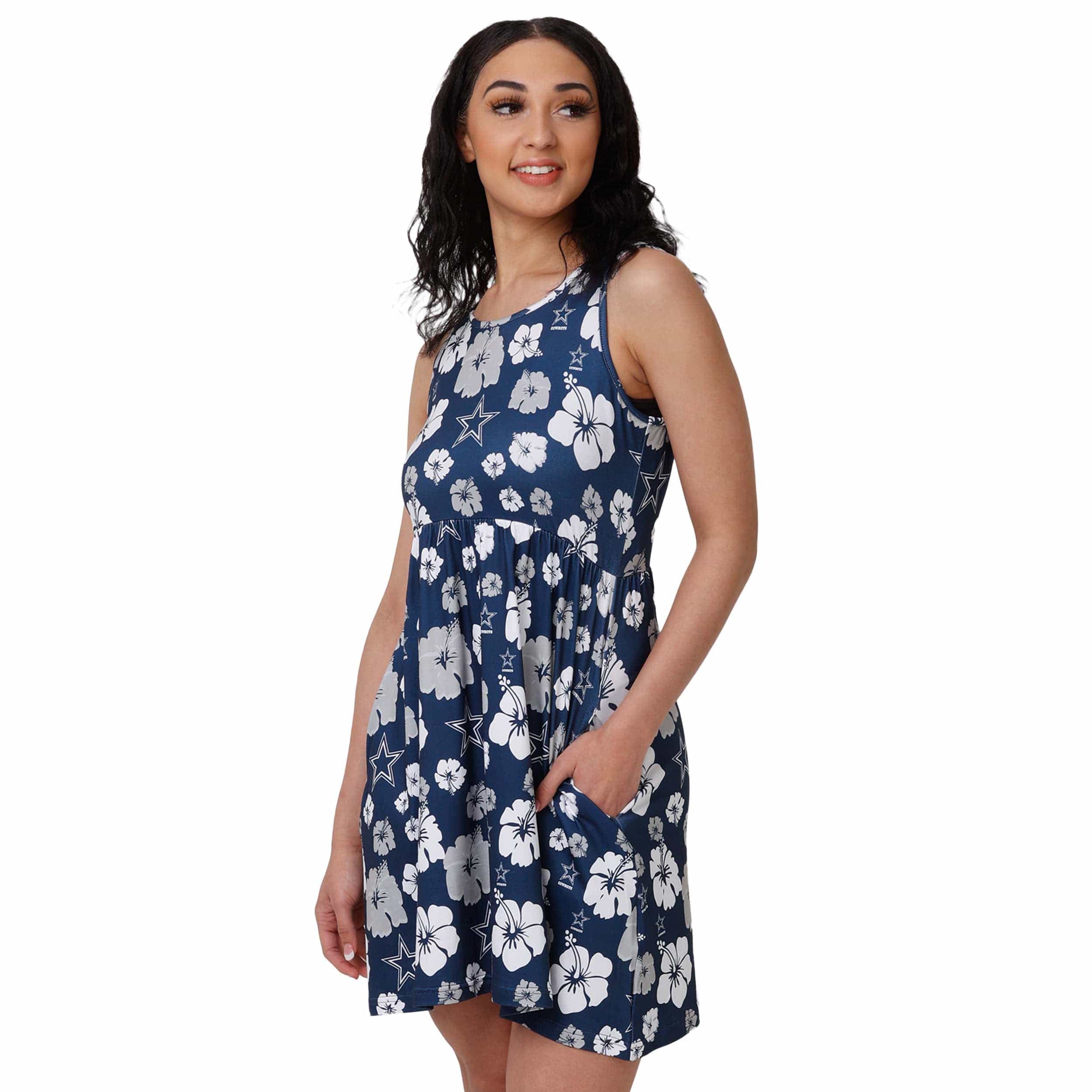 Dallas Cowboys NFL Womens Fan Favorite Floral Sundress