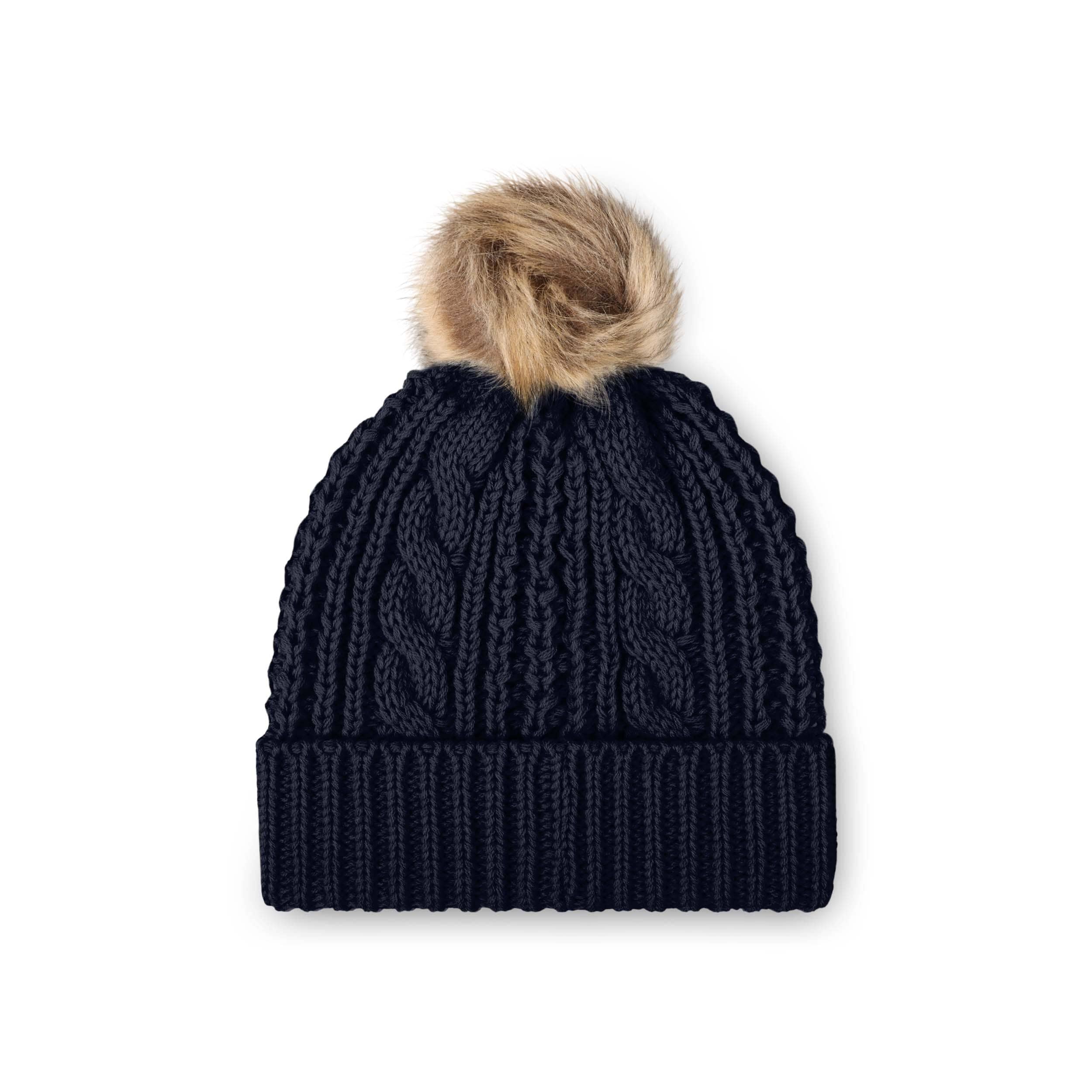 Dallas Cowboys NFL Womens Faux Fur Pom Beanie - Image 2