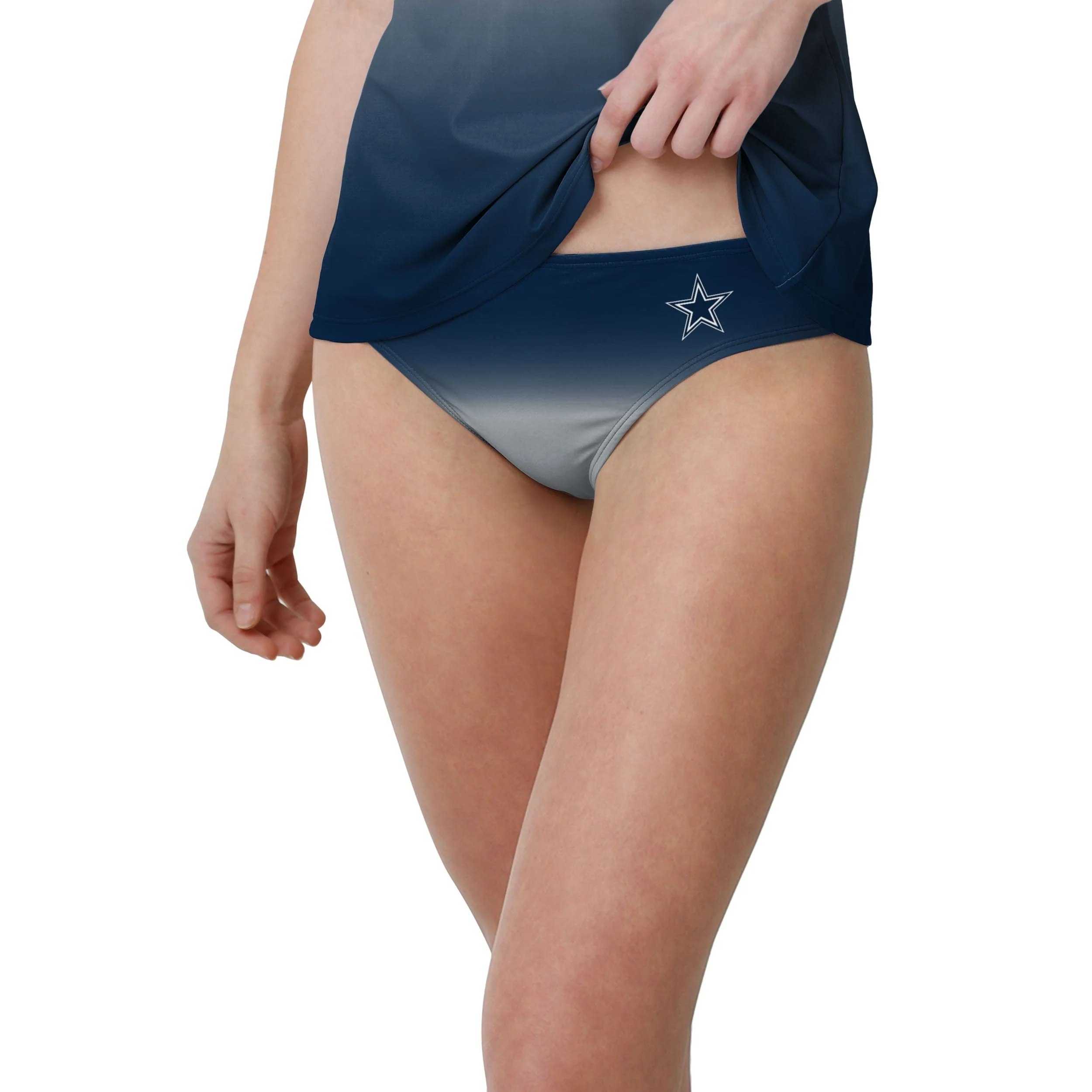 Dallas Cowboys NFL Womens Gametime Gradient Bikini Bottom