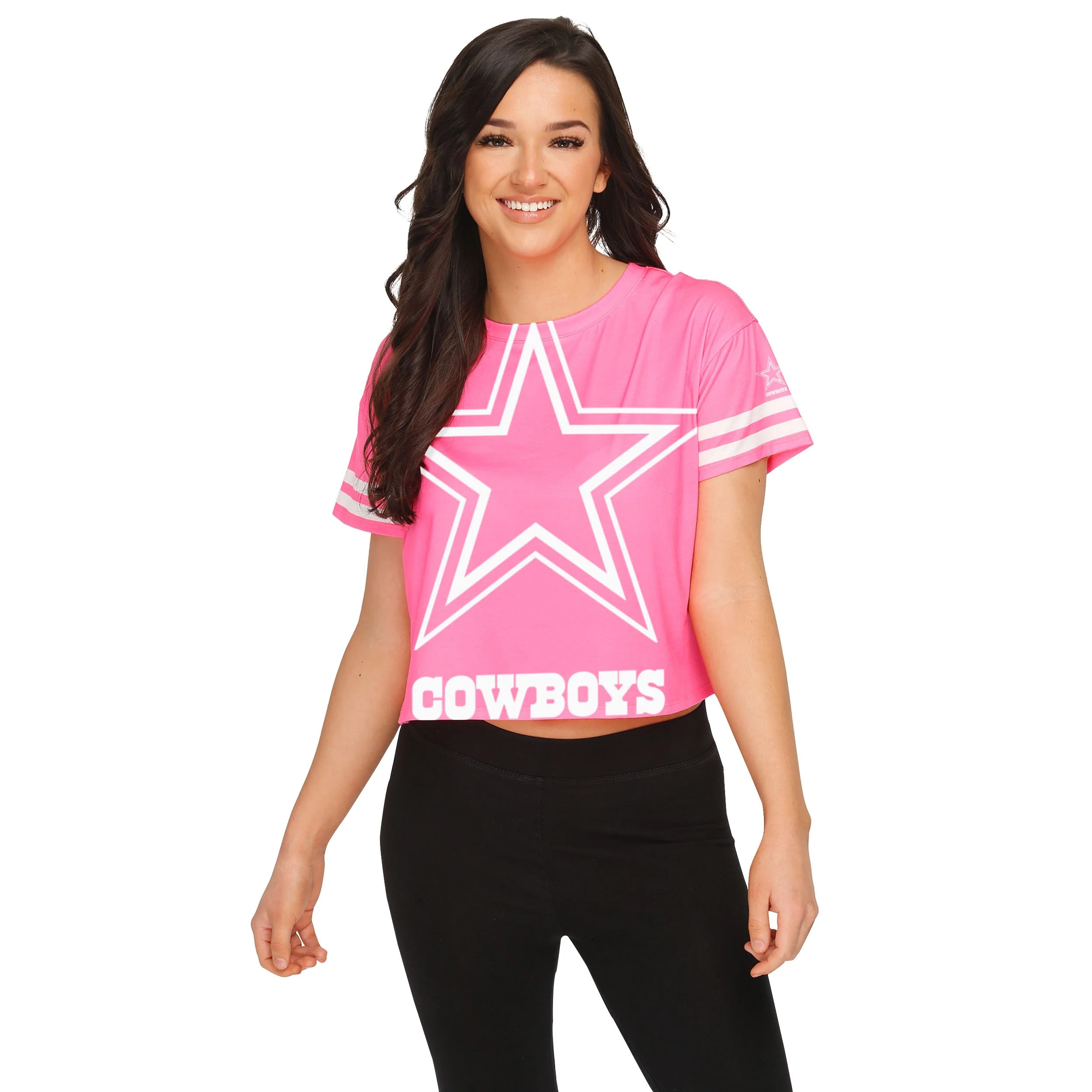 Dallas Cowboys NFL Womens Highlights Crop Top