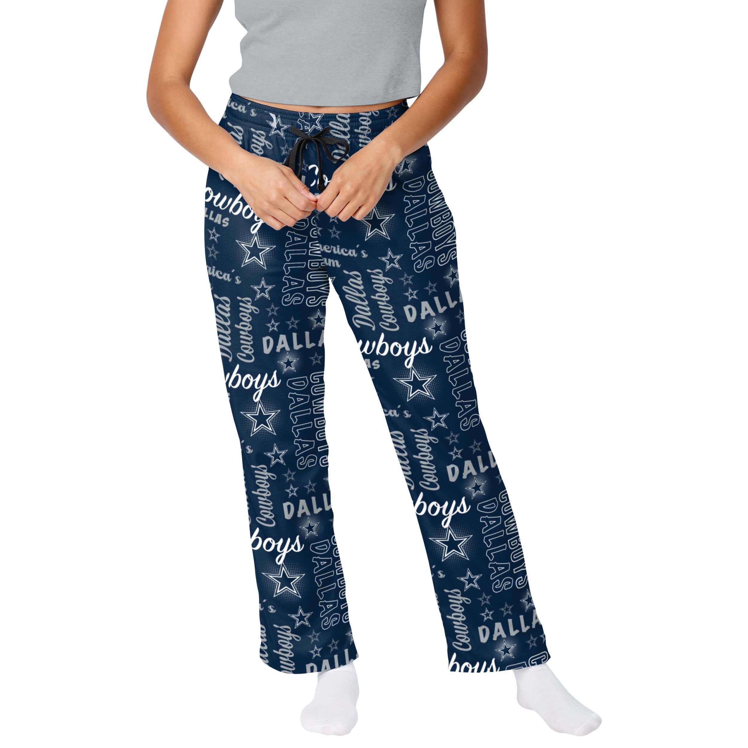 Dallas Cowboys NFL Womens Mini Print Lounge Pants