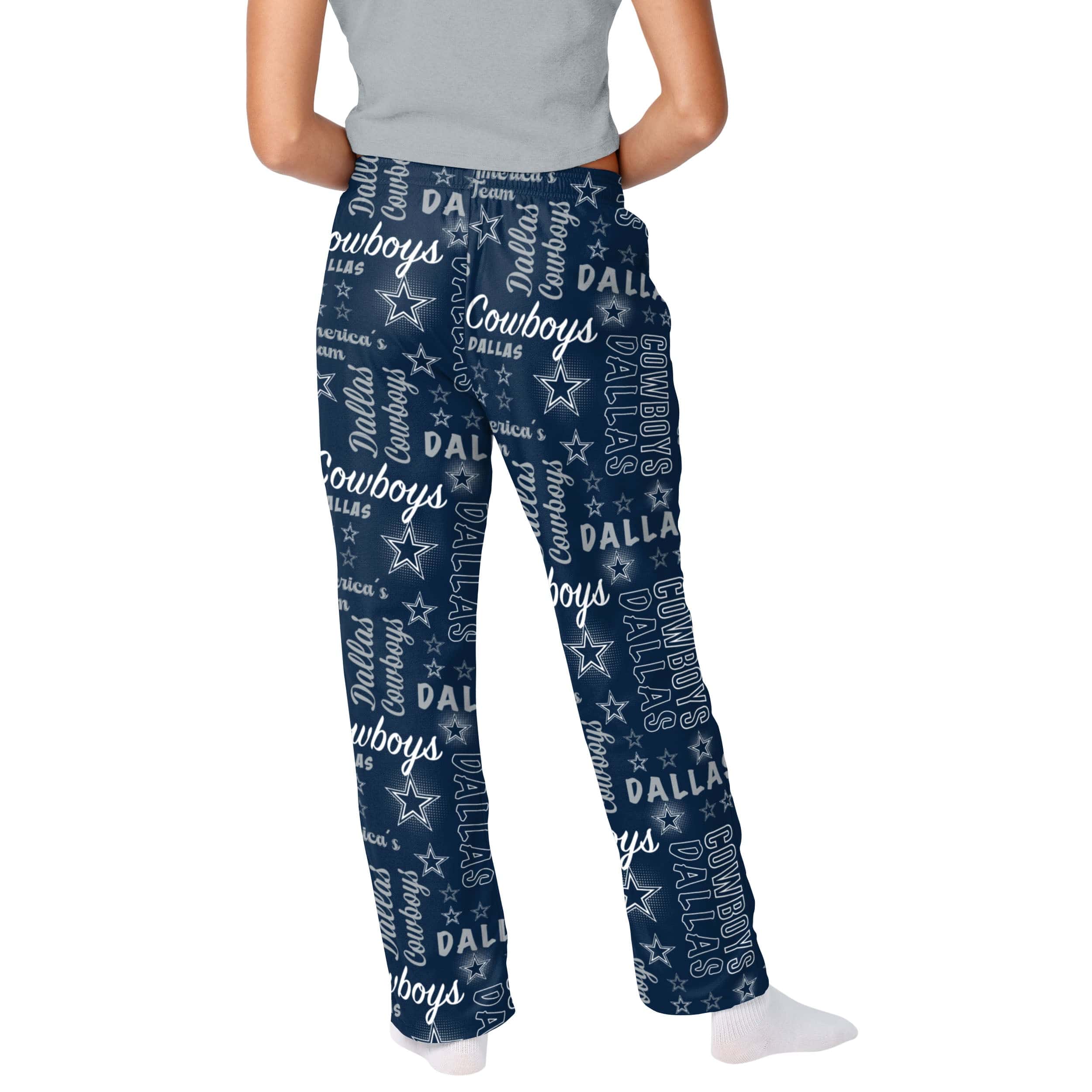 Dallas Cowboys NFL Womens Mini Print Lounge Pants - Image 2