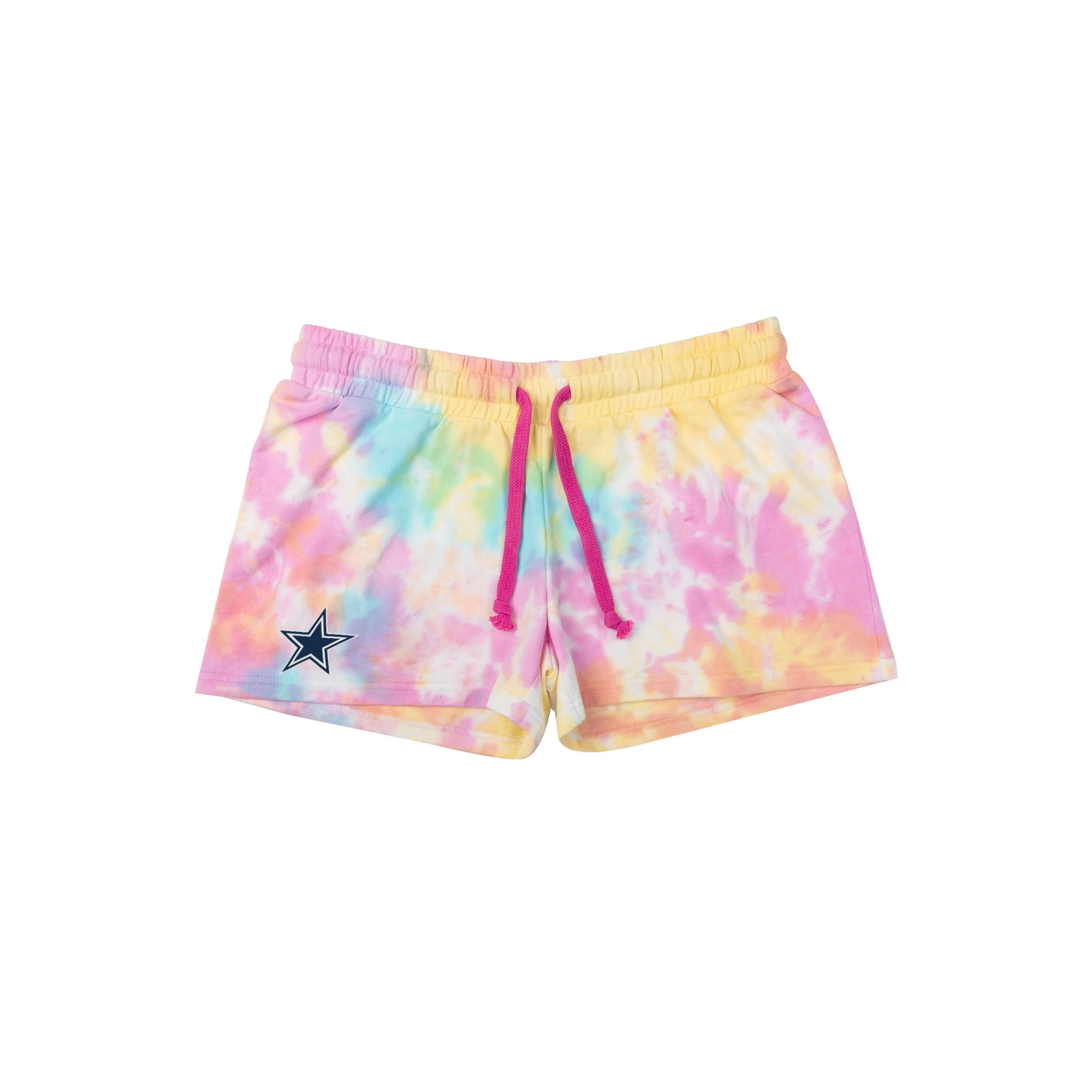 Dallas Cowboys NFL Womens Pastel Tie-Dye Blast Lounge Shorts - Image 3