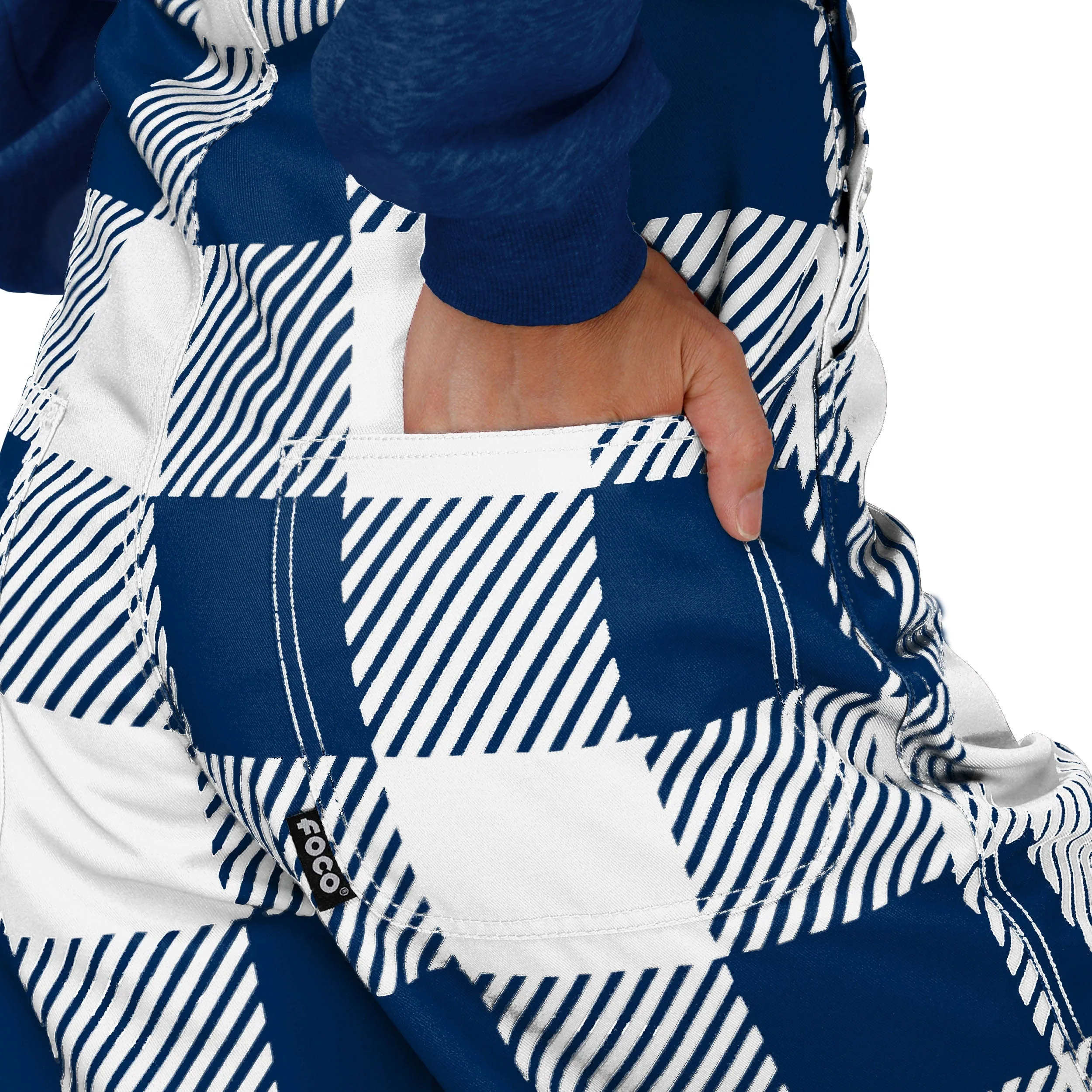 Dallas Cowboys NFL Womens Plaid Bib Overalls - Image 6