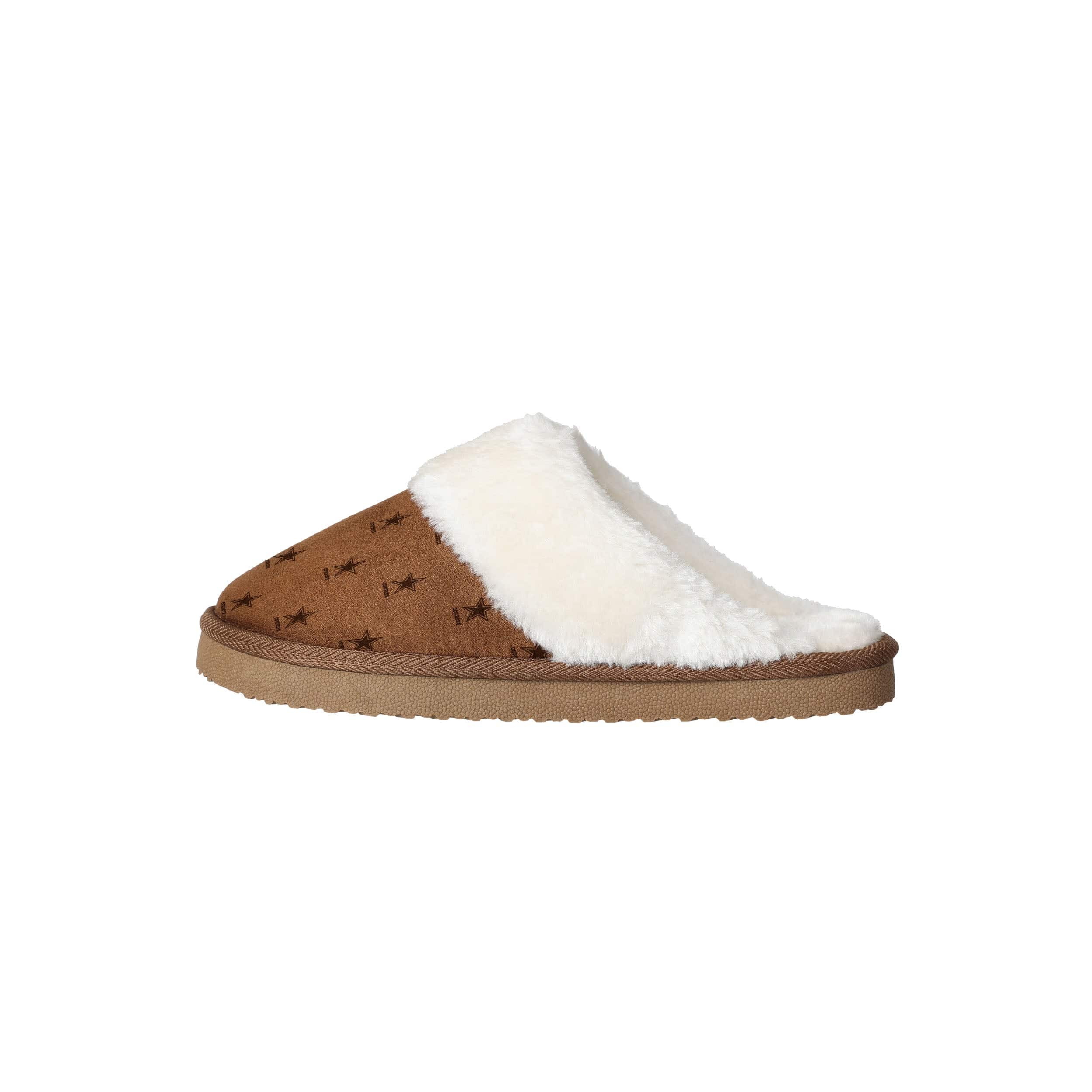 Dallas Cowboys NFL Womens Repeat Logo Moccasin Slippers - Image 2