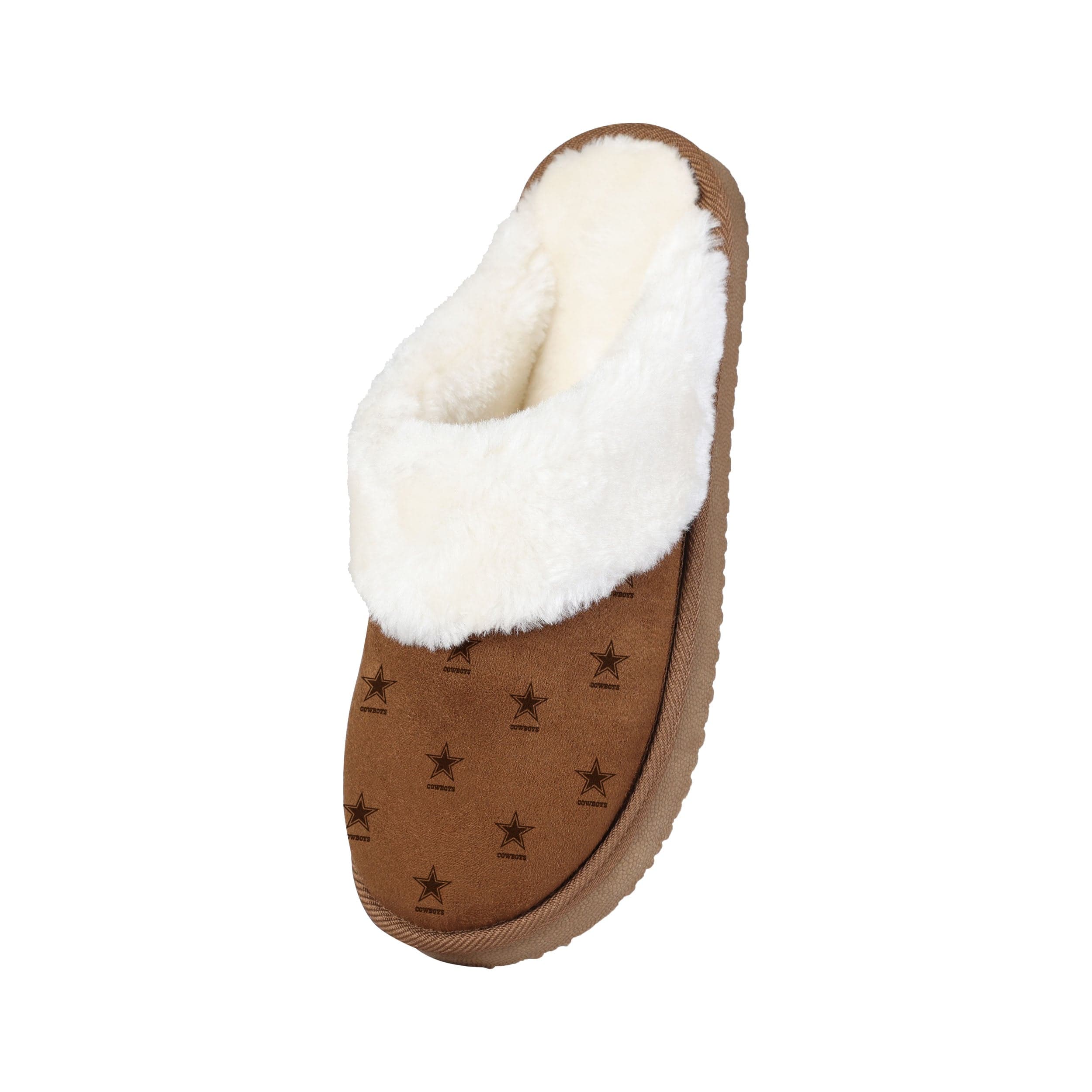 Dallas Cowboys NFL Womens Repeat Logo Moccasin Slippers - Image 4