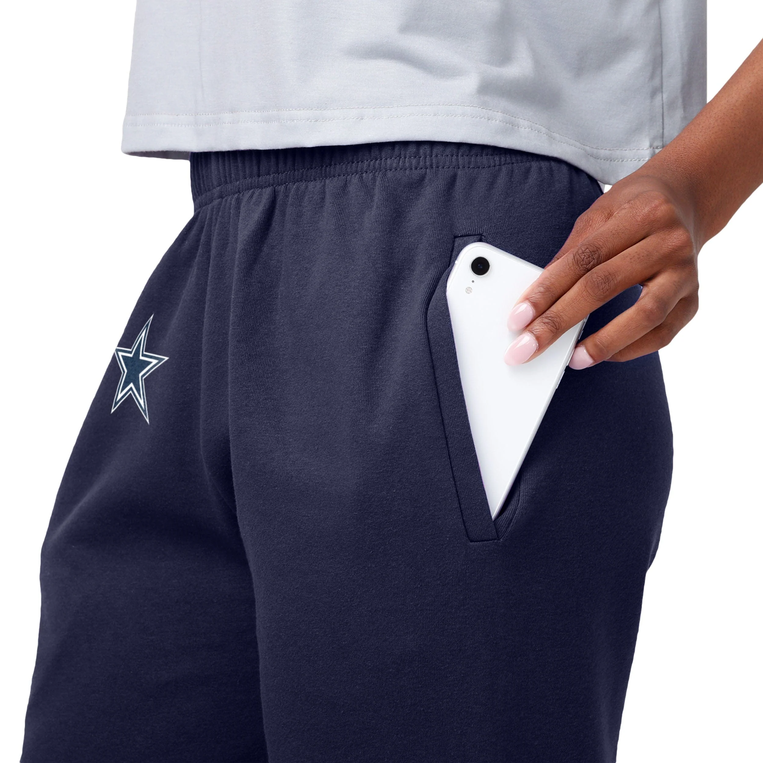 Dallas Cowboys NFL Womens Script Wordmark Team Color Sweatpants - Image 3