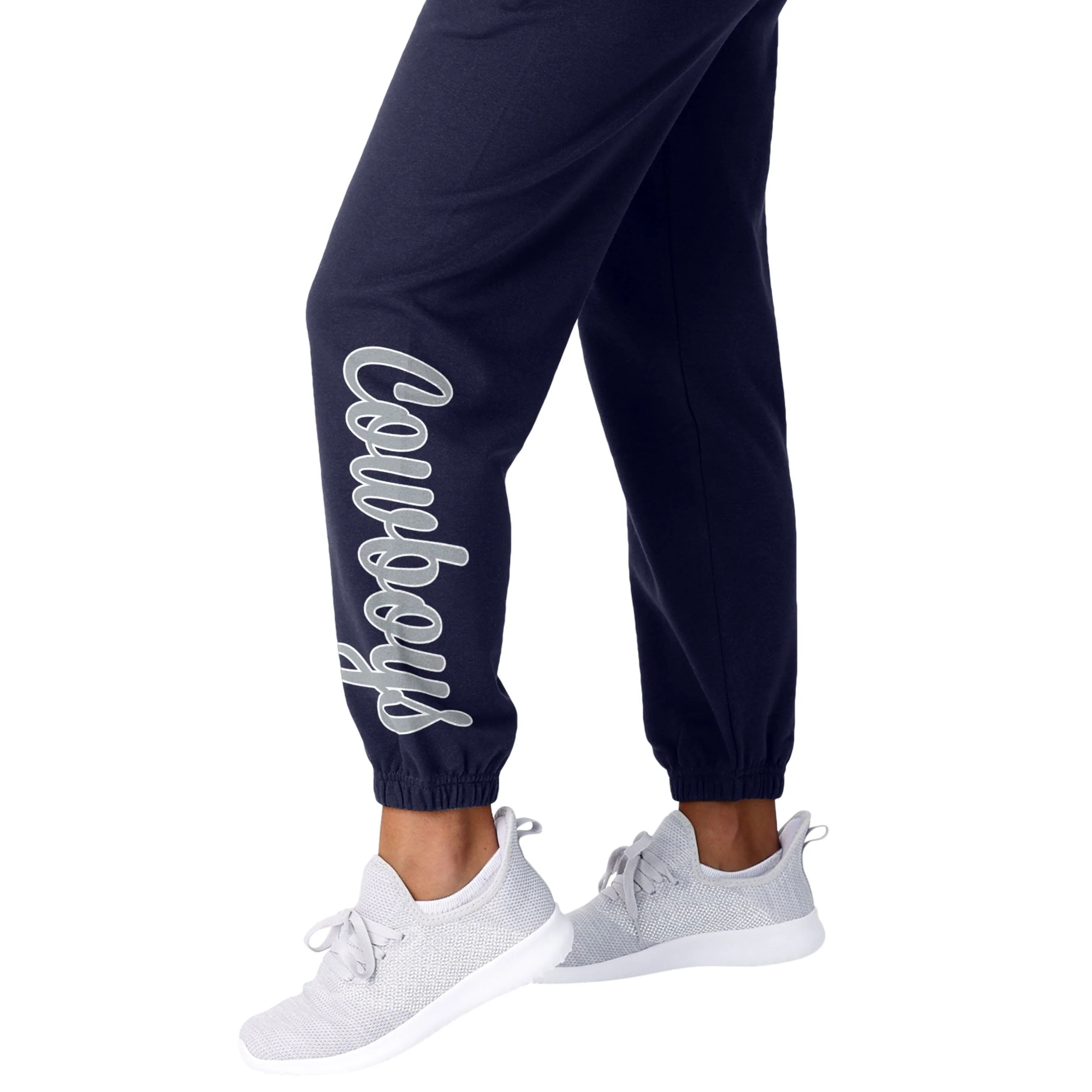 Dallas Cowboys NFL Womens Script Wordmark Team Color Sweatpants - Image 4