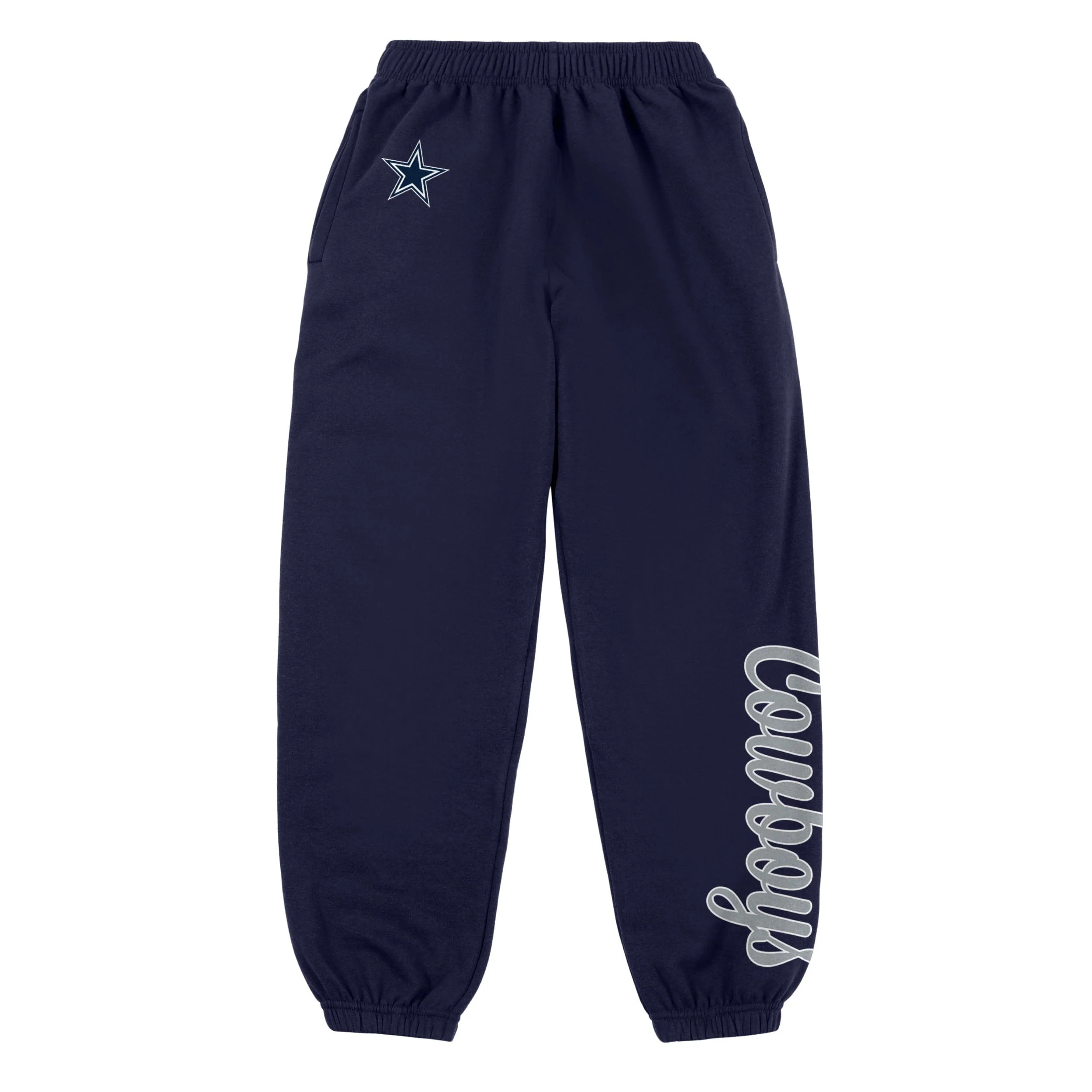 Dallas Cowboys NFL Womens Script Wordmark Team Color Sweatpants - Image 5