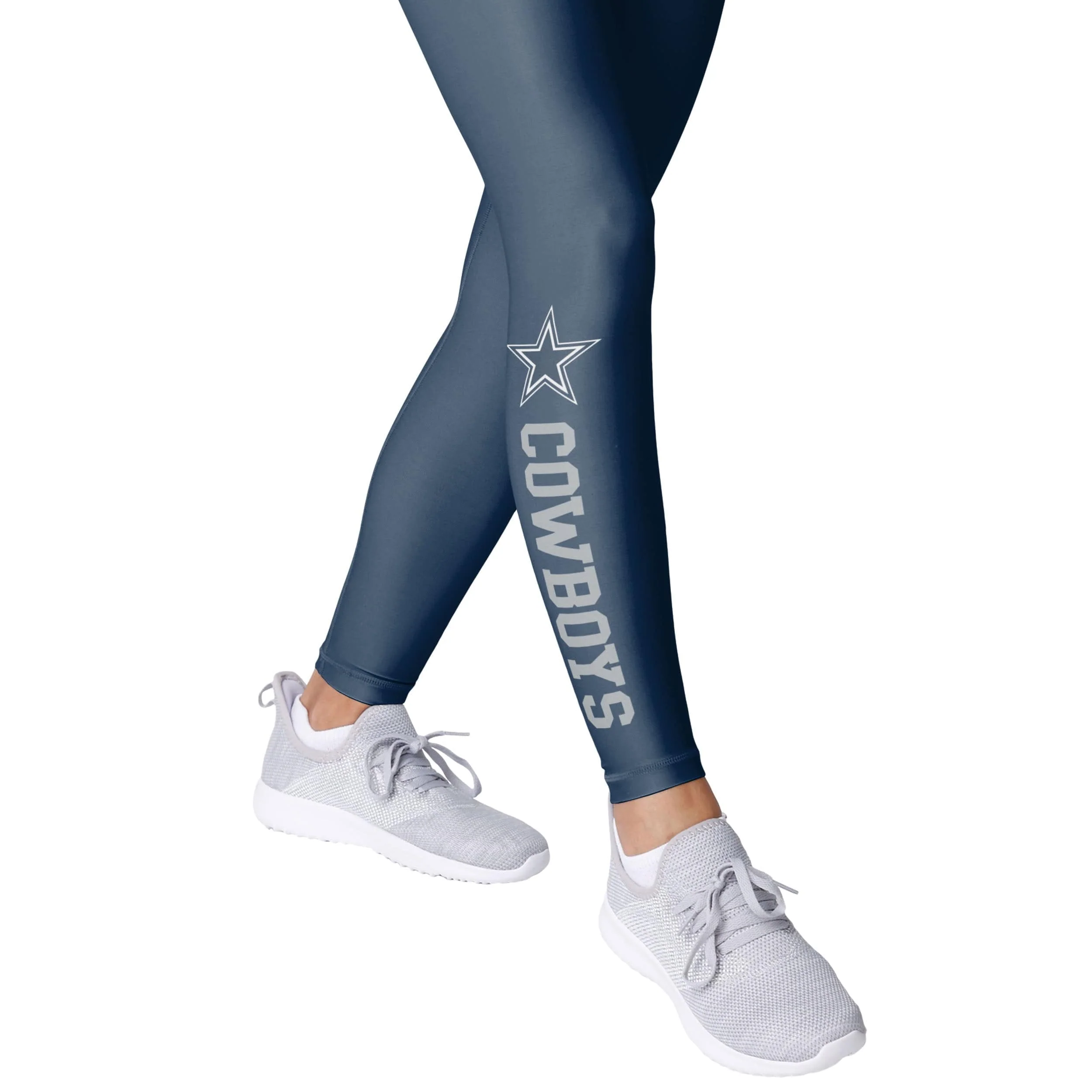 Dallas Cowboys NFL Womens Solid Wordmark Leggings - Image 4