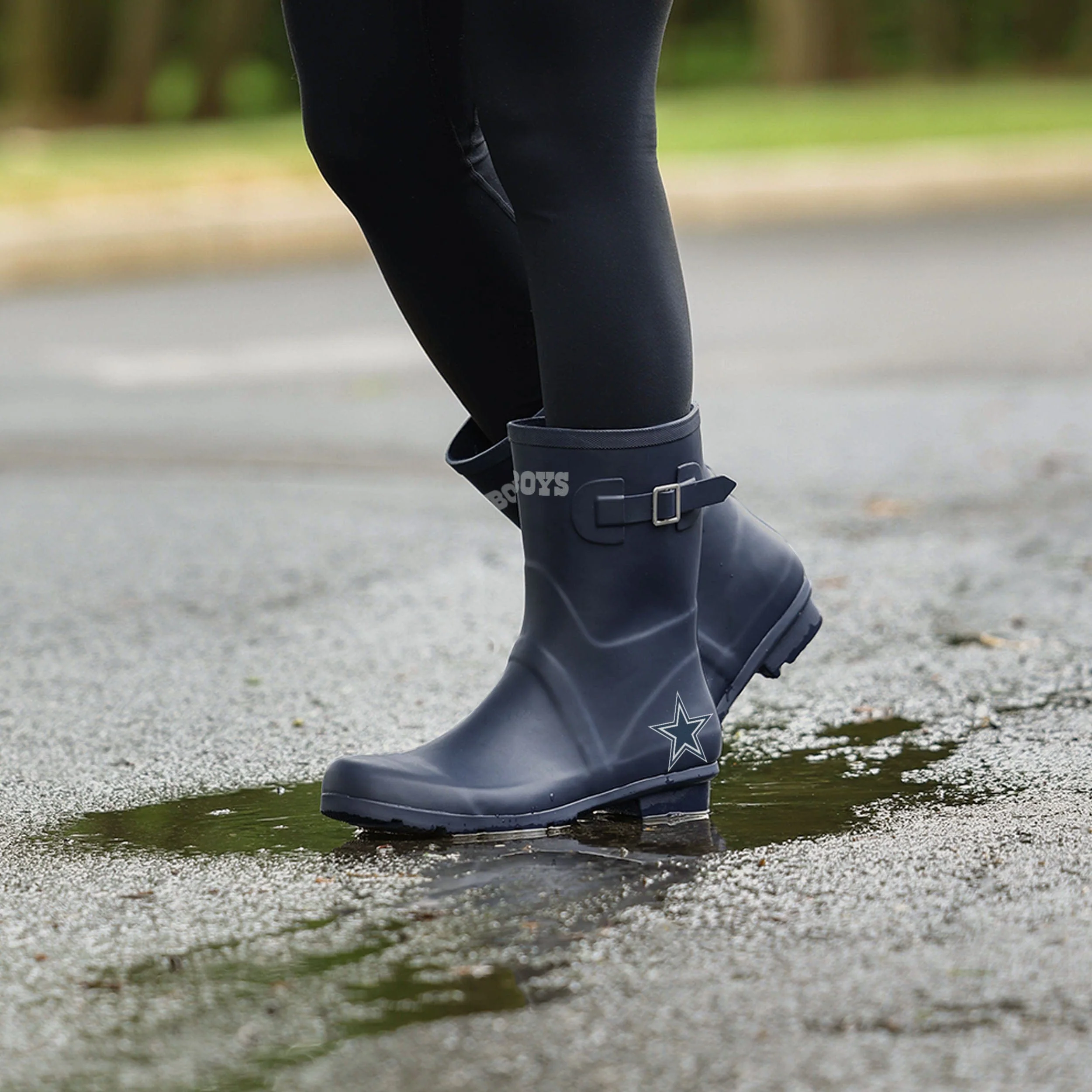 Dallas Cowboys NFL Womens Storm Ready Rain Boots - Image 3