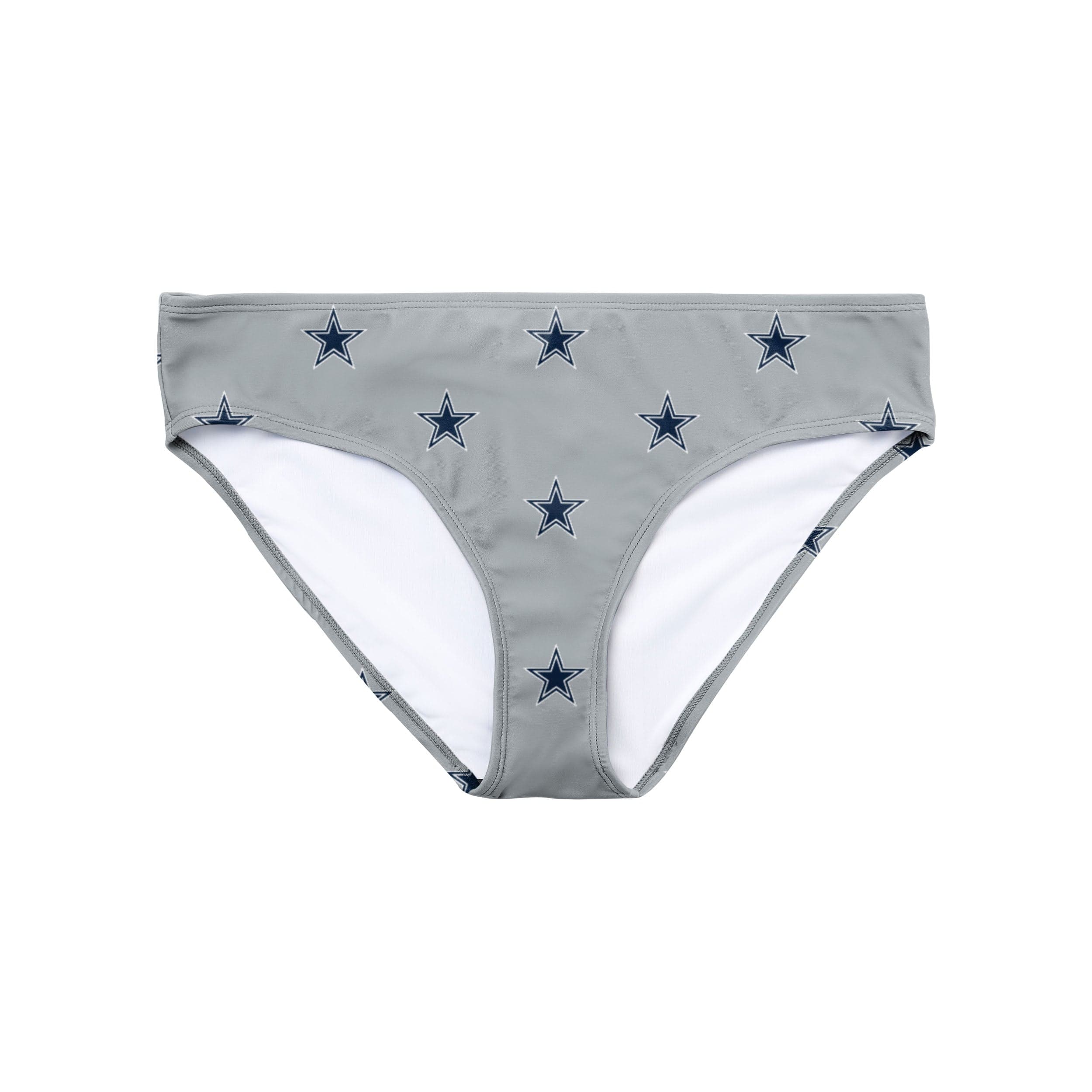 Dallas Cowboys NFL Womens Summertime Mini Print Bikini Bottom - Image 2