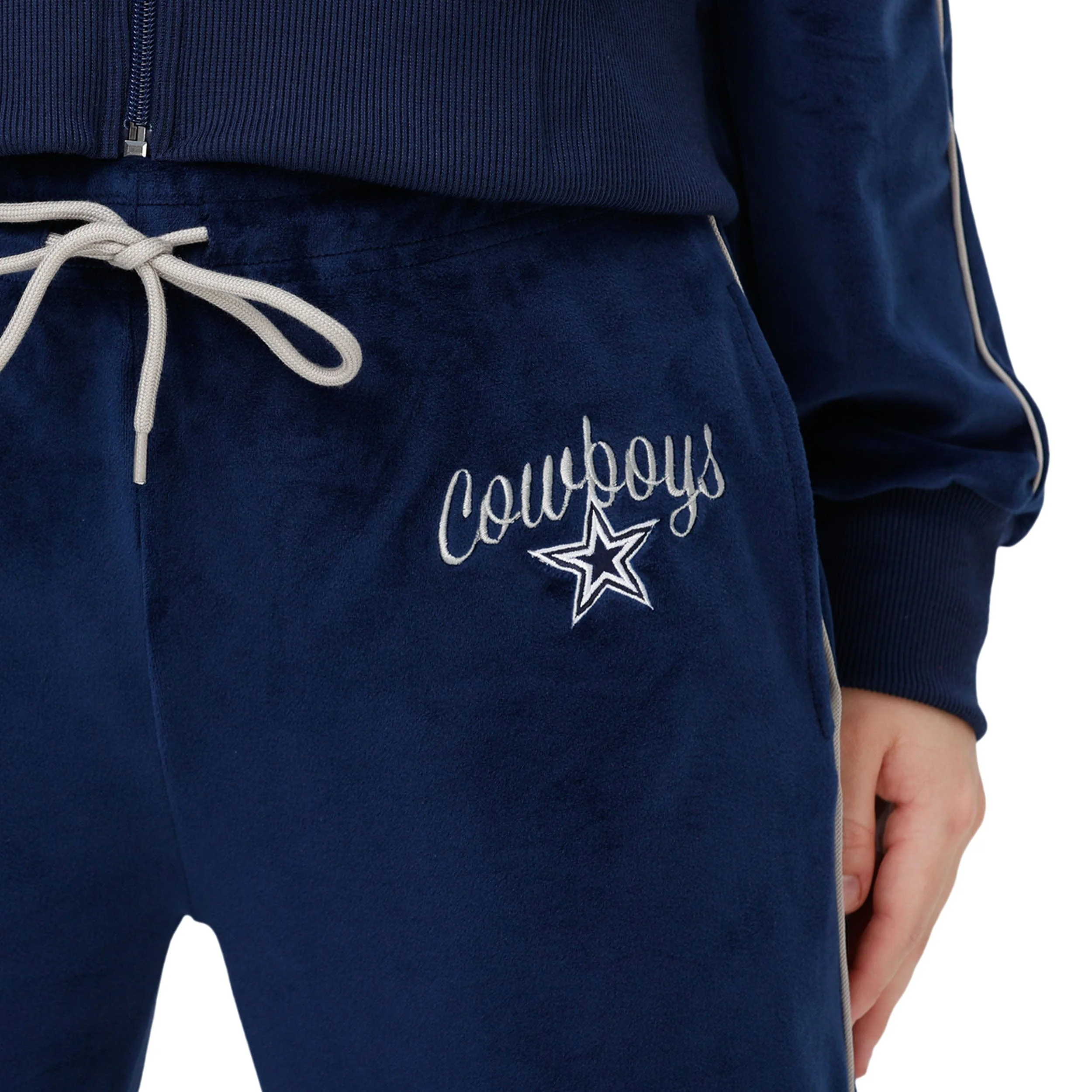 Dallas Cowboys NFL Womens Velour Pants - Image 3