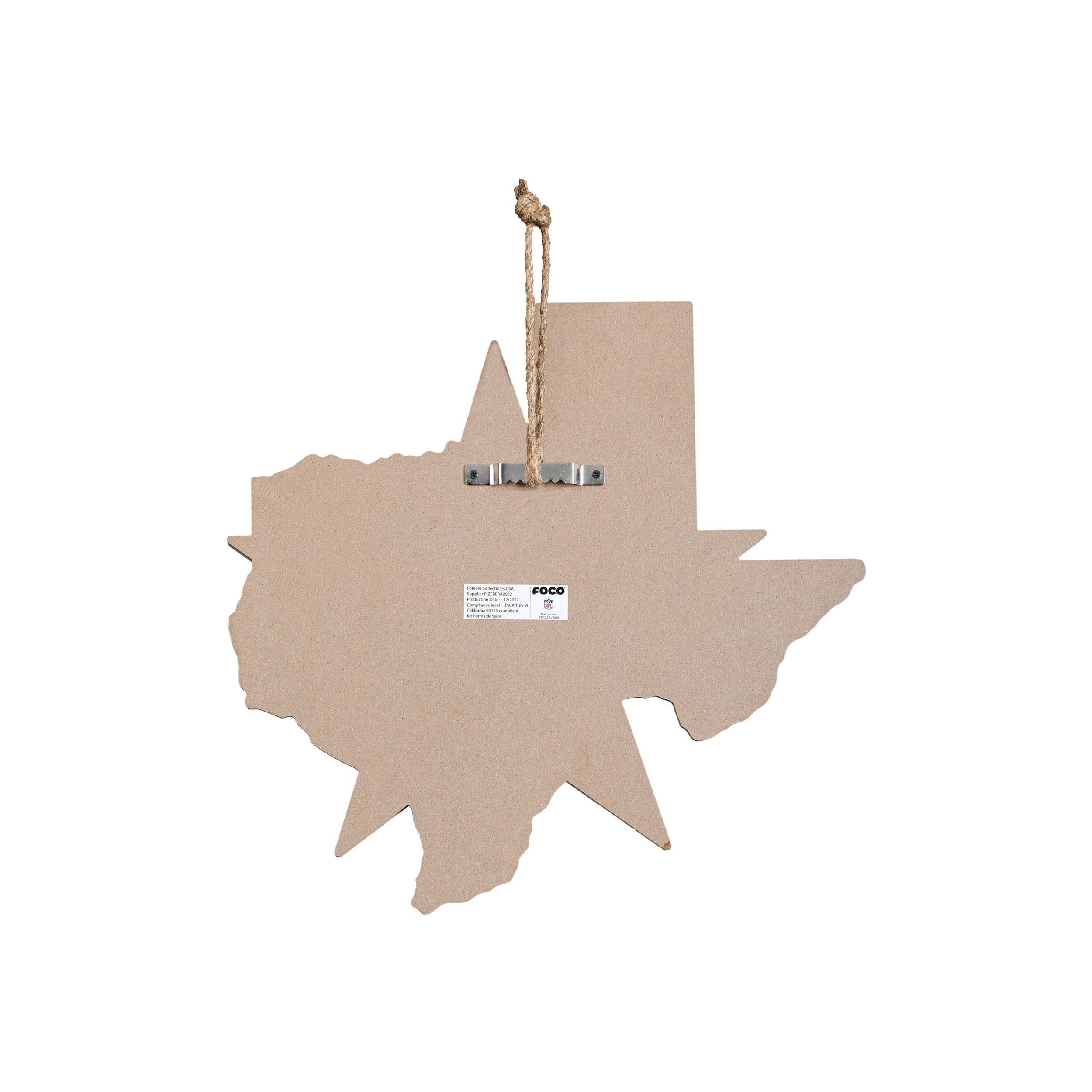 Dallas Cowboys NFL Wood State Sign - Image 6