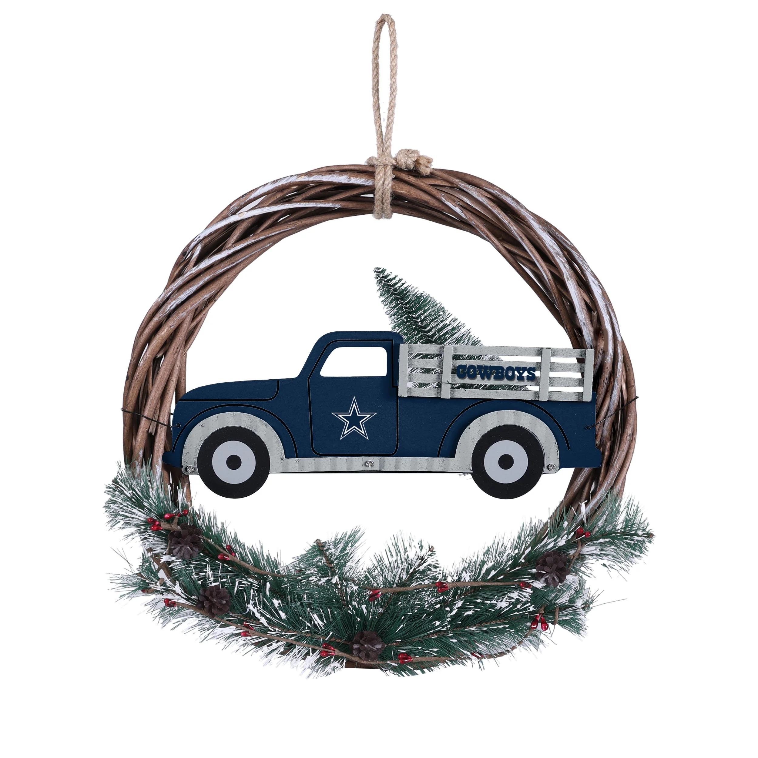 Dallas Cowboys NFL Wreath With Truck