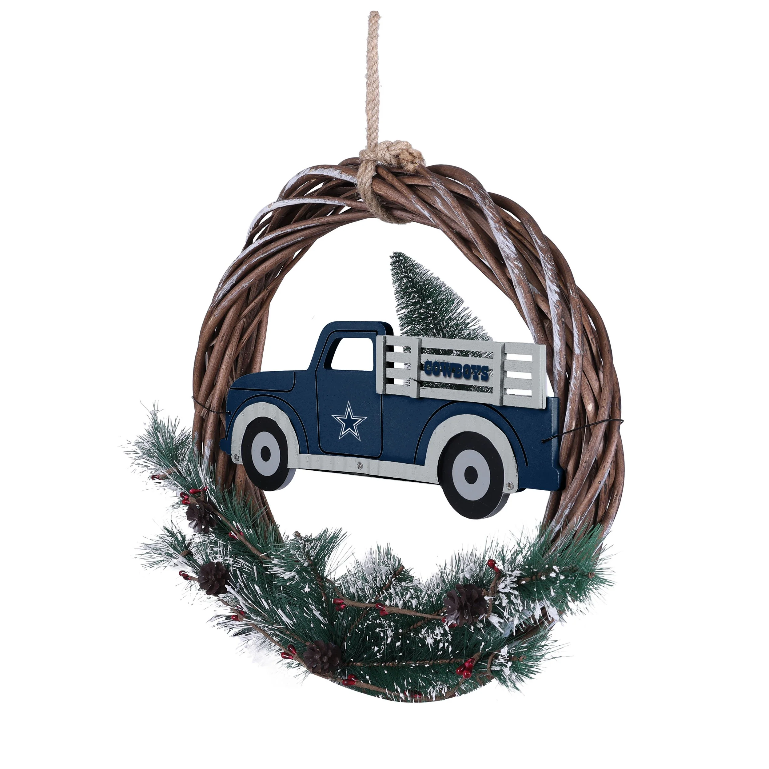 Dallas Cowboys NFL Wreath With Truck - Image 3