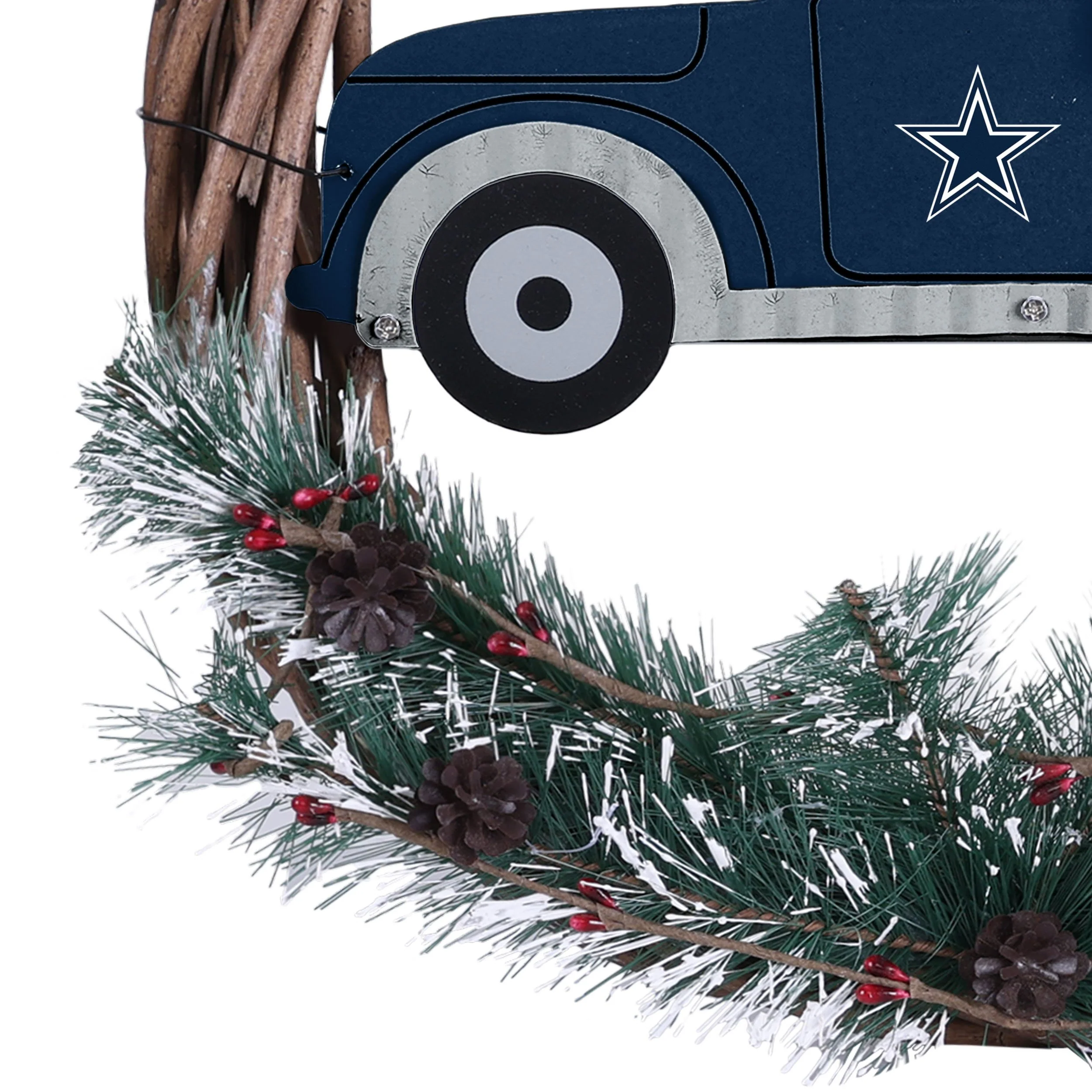 Dallas Cowboys NFL Wreath With Truck - Image 5