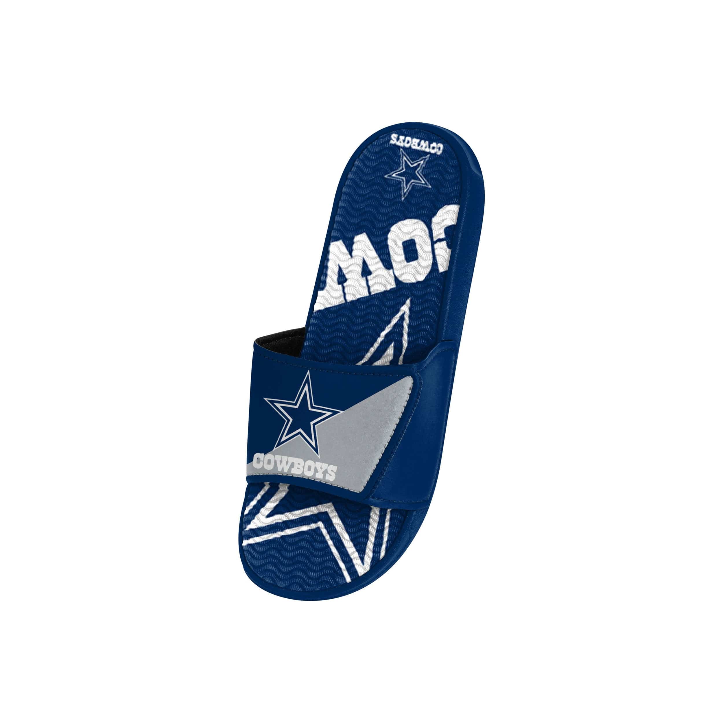 Dallas Cowboys NFL Youth Colorblock Big Logo Gel Slide - Image 3