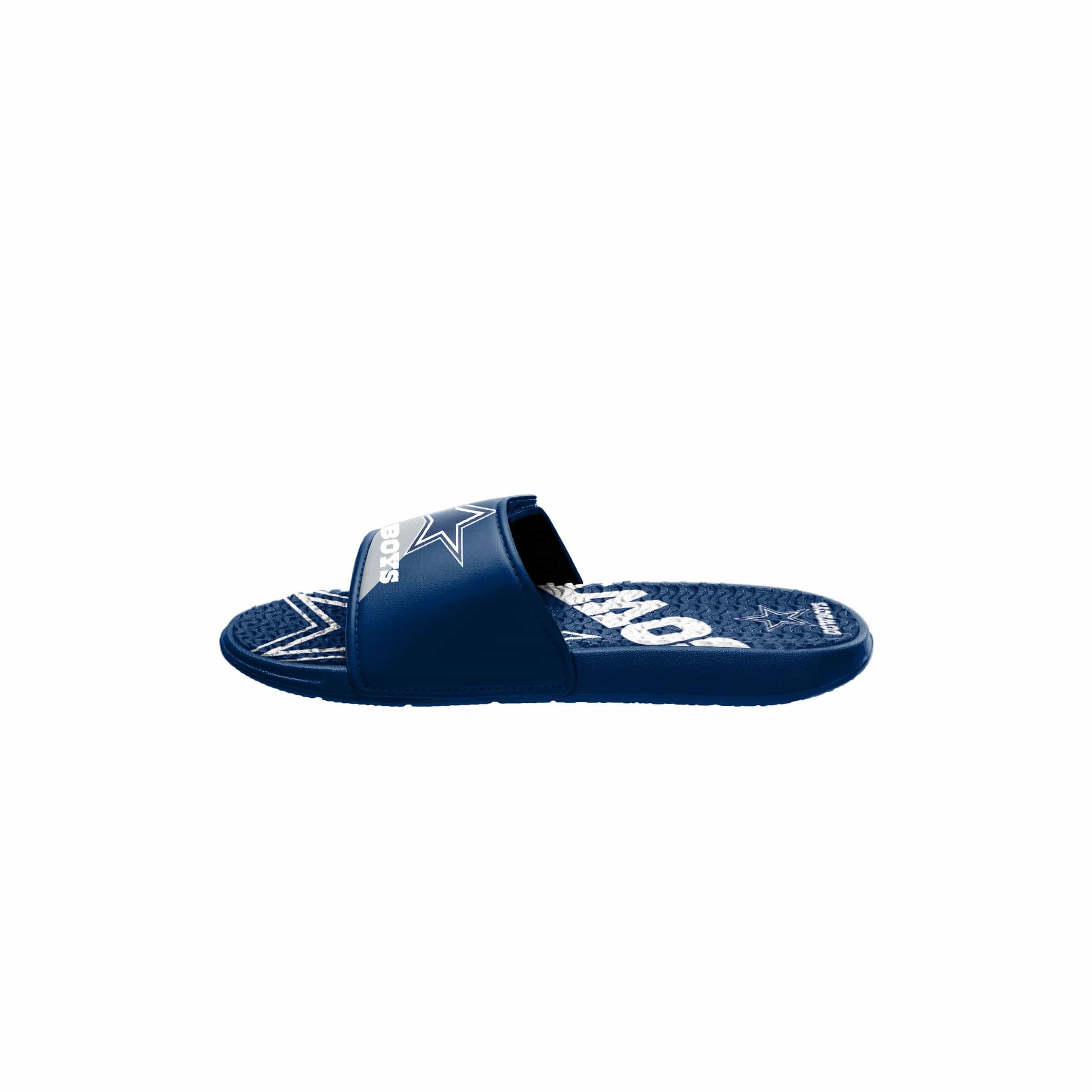 Dallas Cowboys NFL Youth Colorblock Big Logo Gel Slide - Image 4