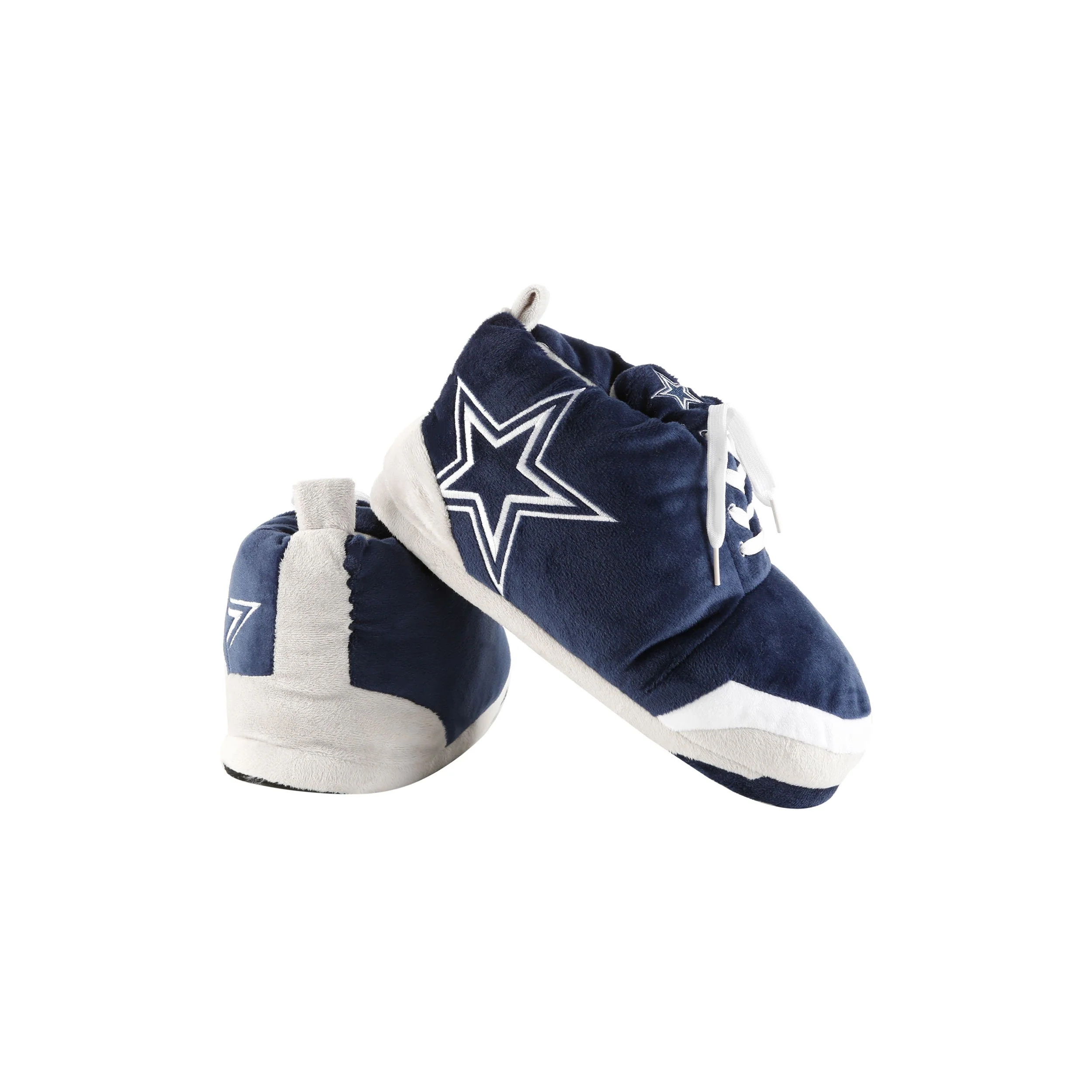 Dallas Cowboys NFL Youth Plush Sneaker Slippers