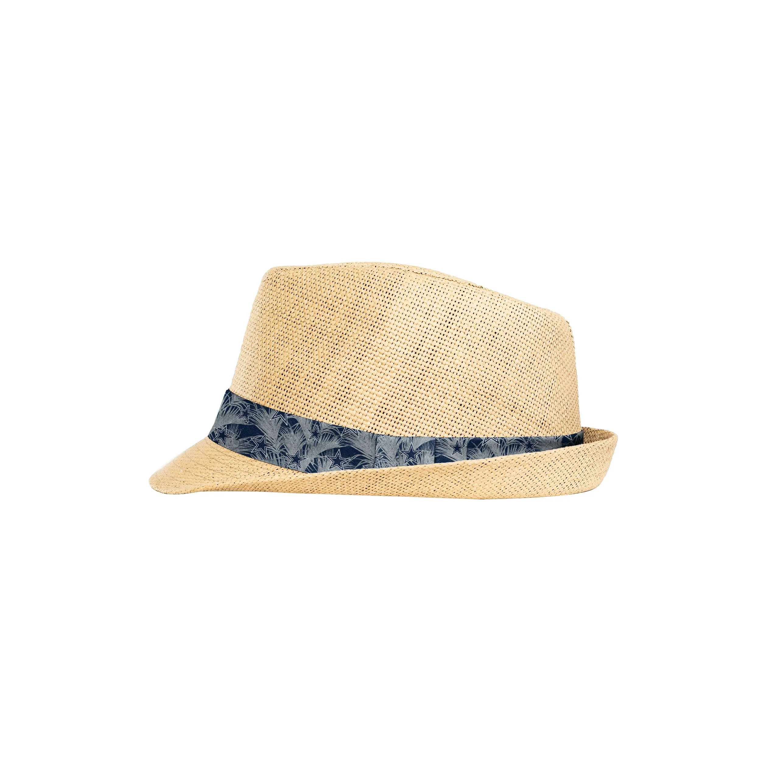 Dallas Cowboys NFL Trilby Straw Hat - Image 2