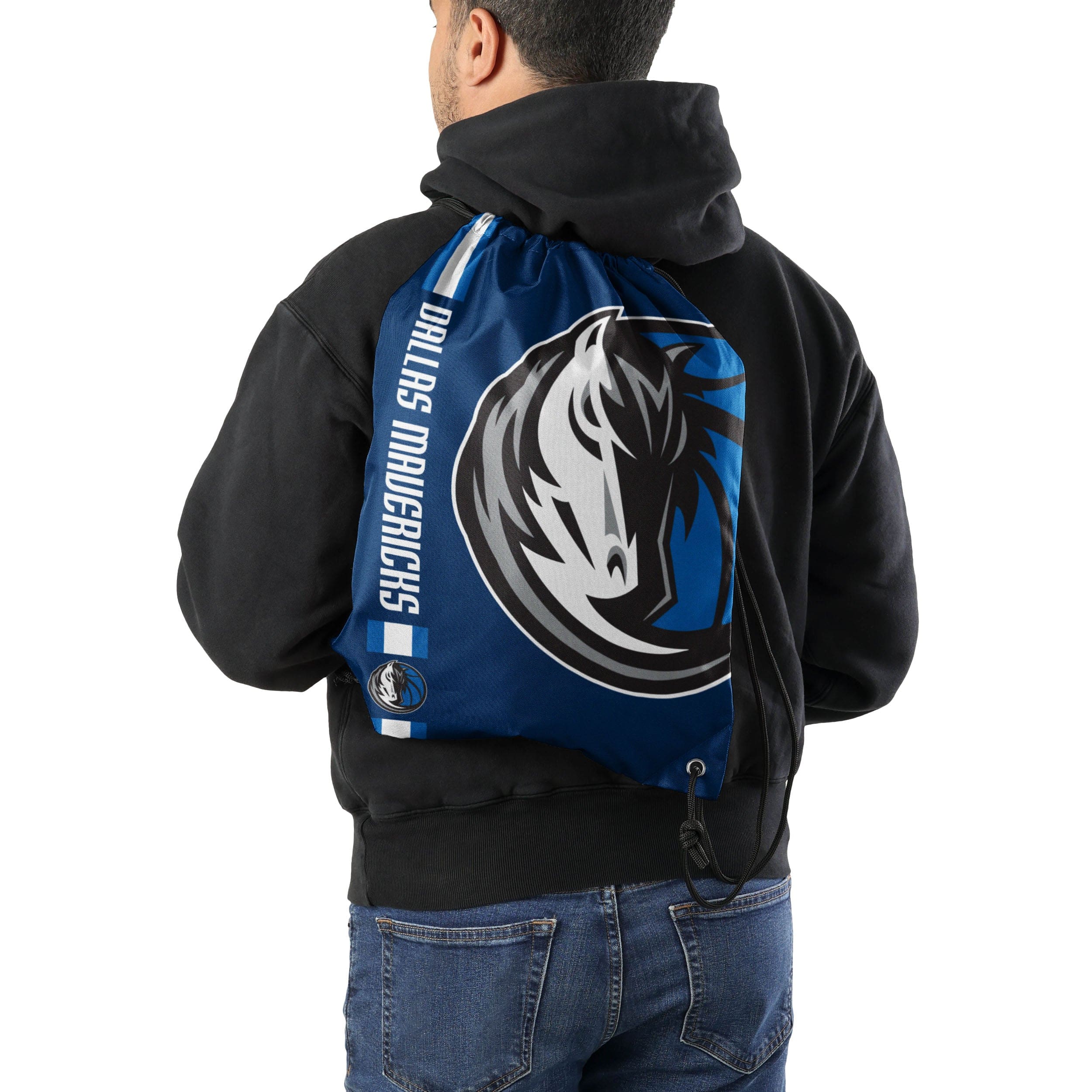 Dallas Mavericks NBA Big Logo Drawstring Backpack - Image 2