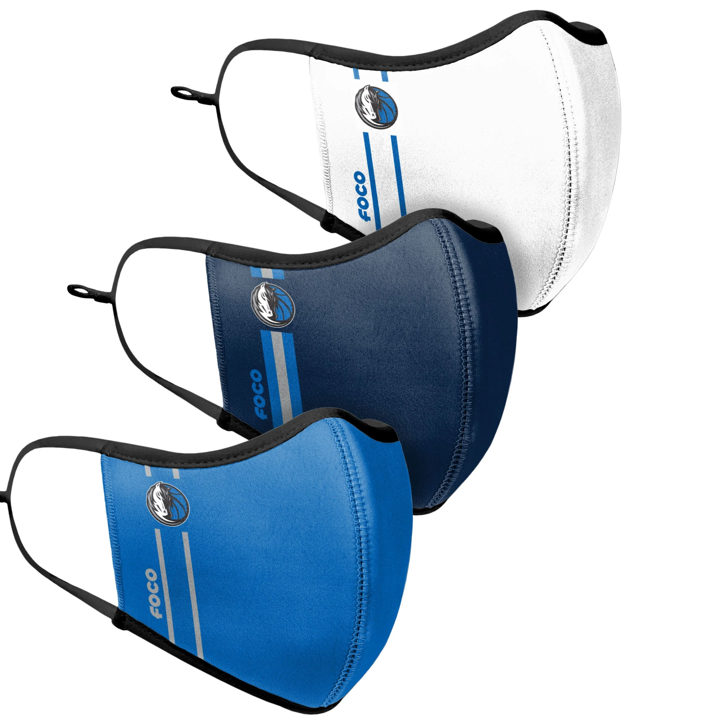 Dallas Mavericks NBA Sport 3 Pack Face Cover - Image 3