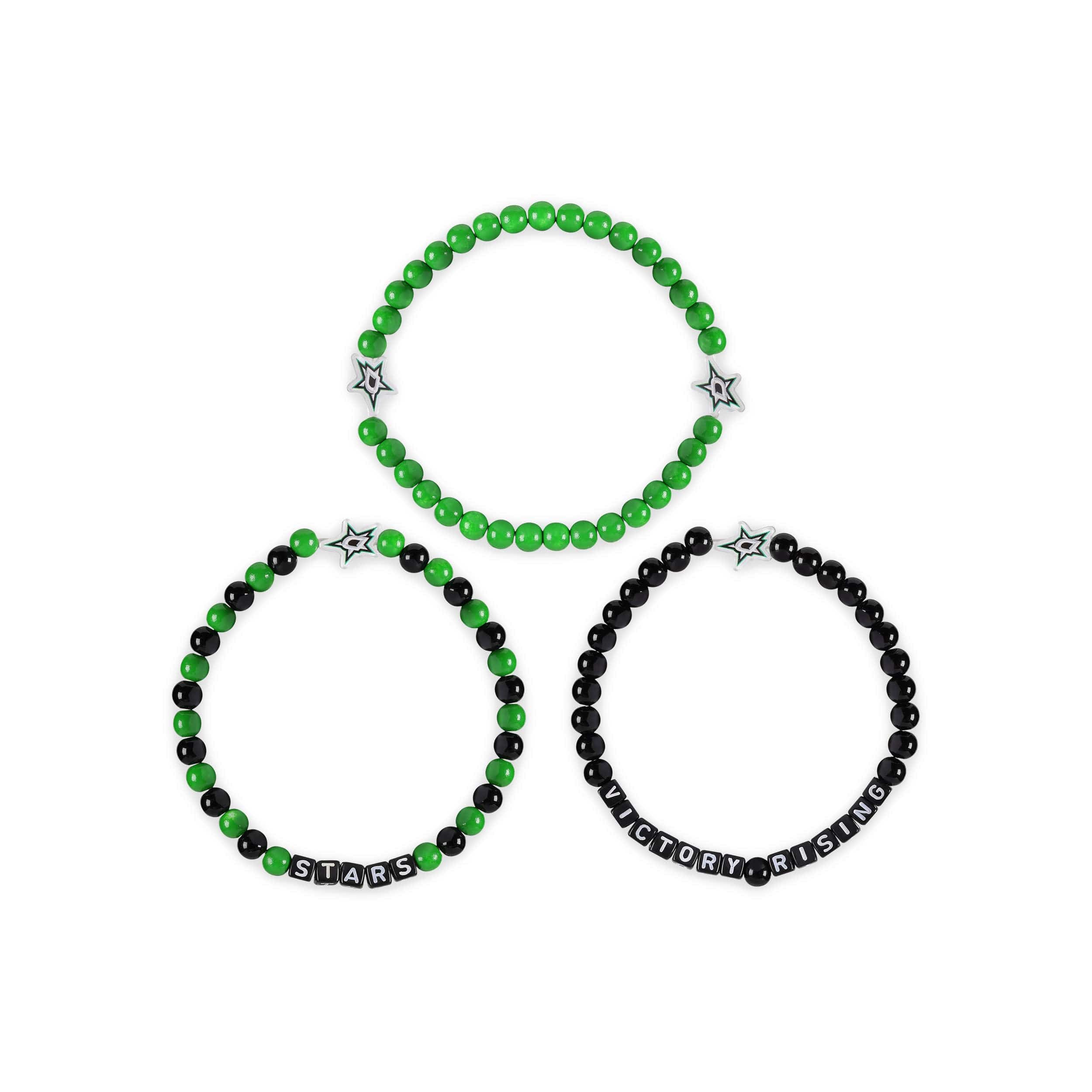 Dallas Stars NHL 3 Pack Beaded Friendship Bracelet - Image 3