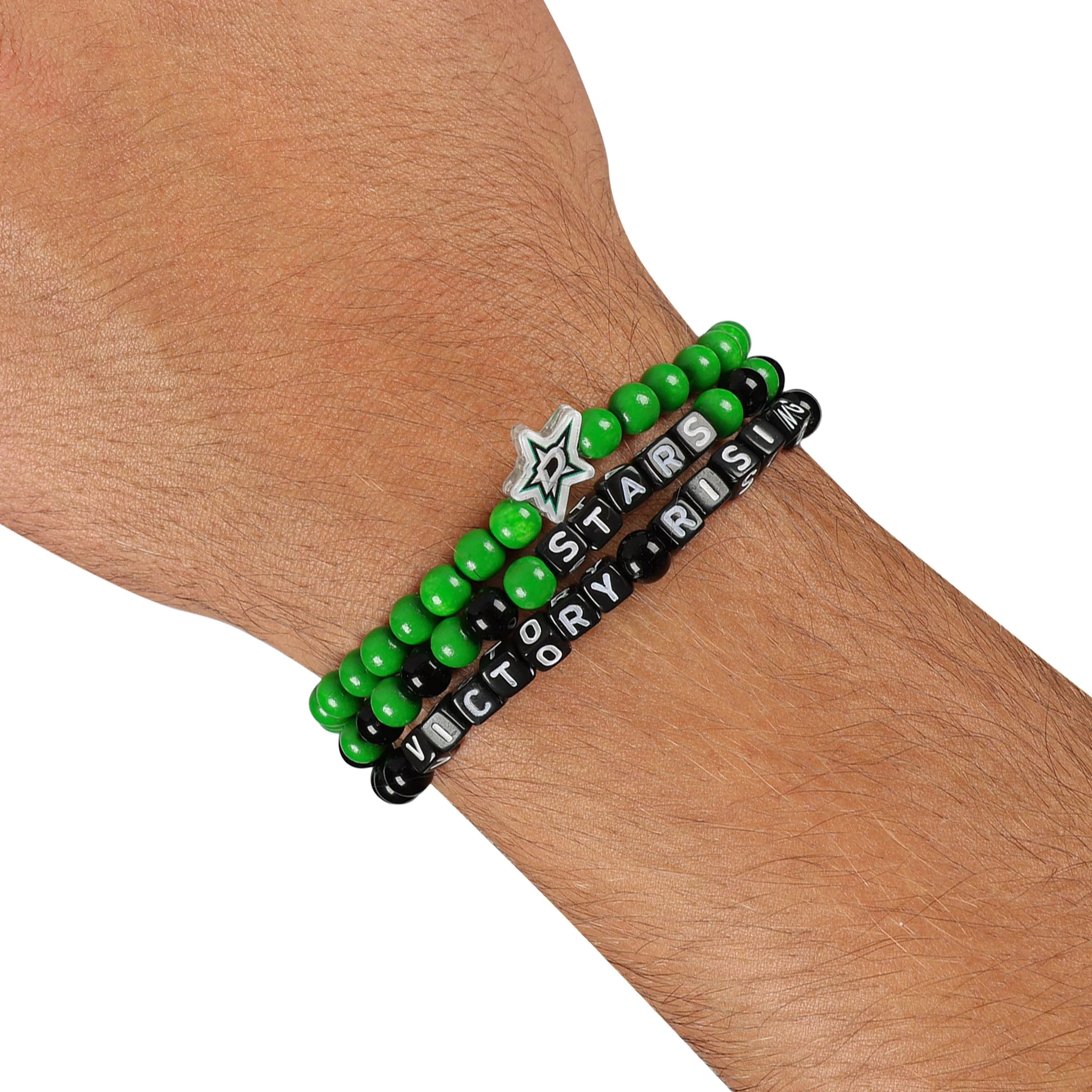 Dallas Stars NHL 3 Pack Beaded Friendship Bracelet - Image 4