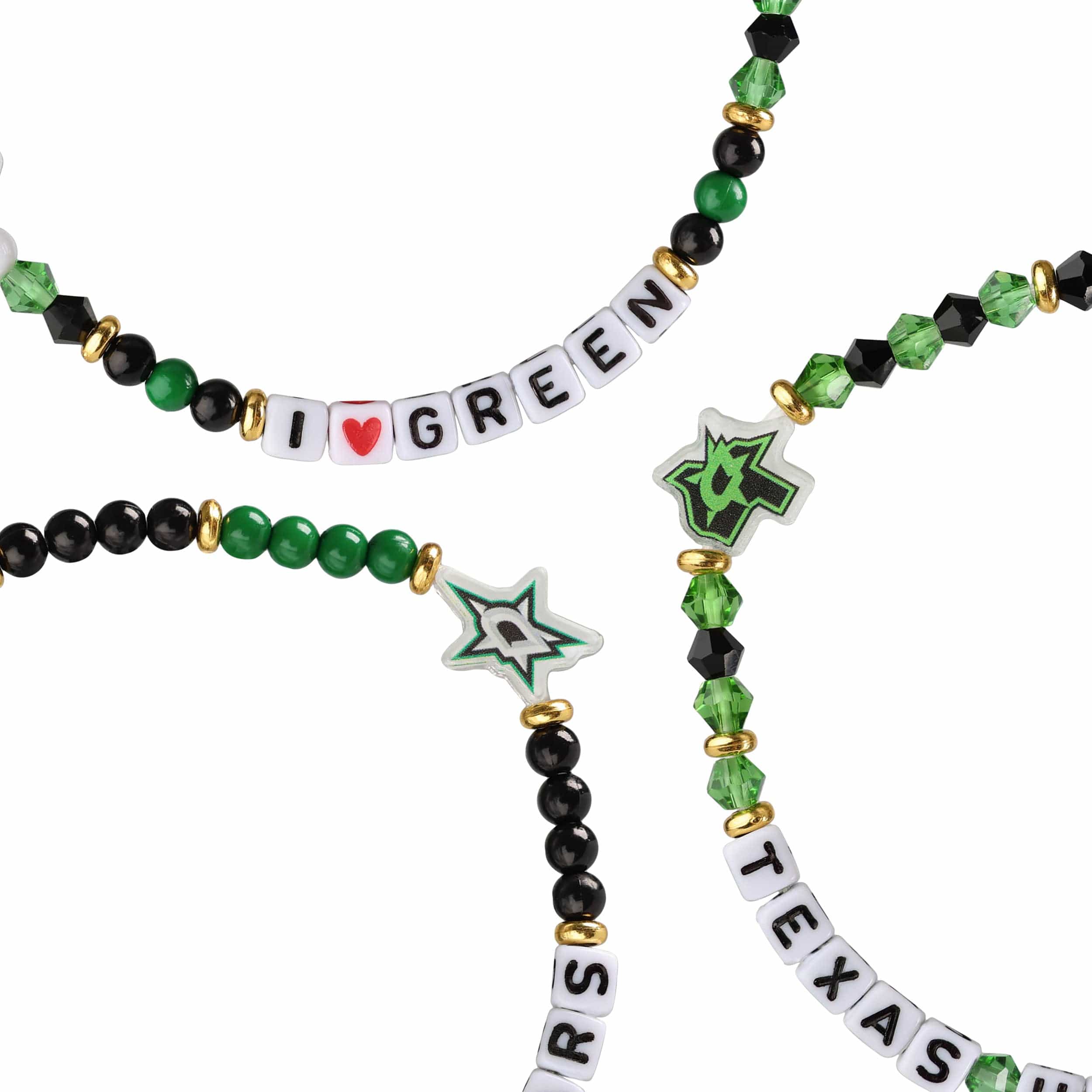 Dallas Stars NHL 3 Pack Friendship Bracelet - Image 2