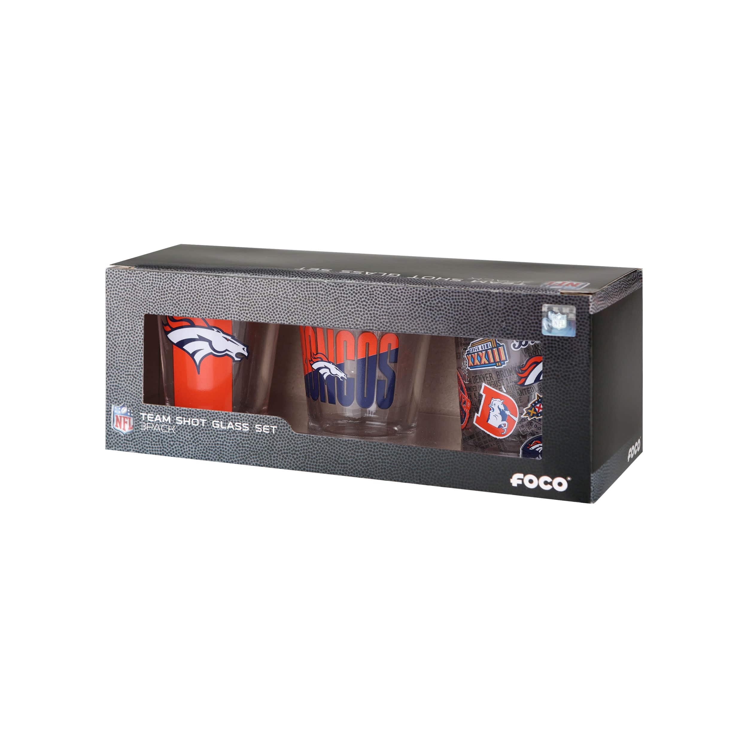 Denver Broncos NFL 3 Pack Shot Glass - Image 5