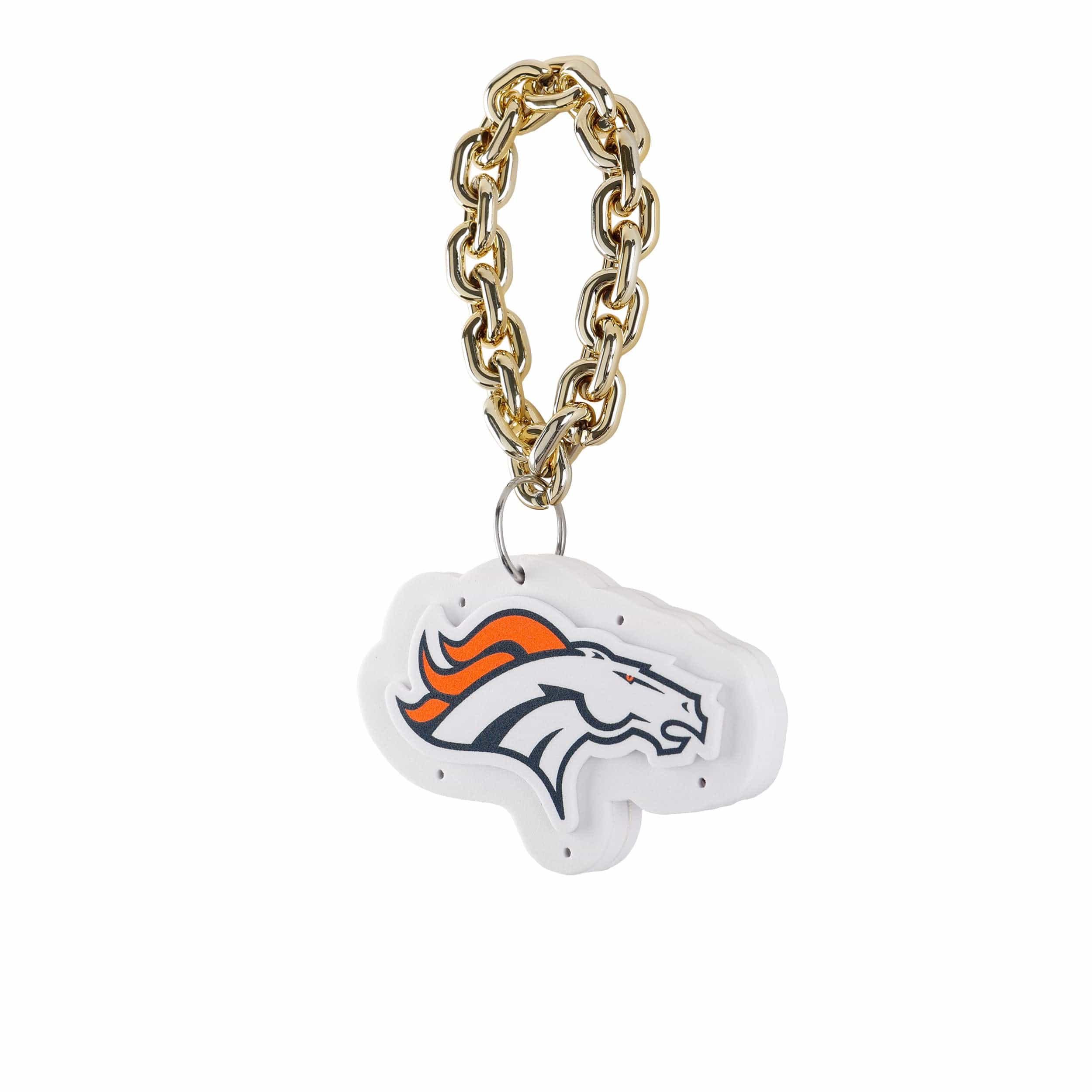 Denver Broncos NFL Big Logo Light Up Chain Ornament - Image 2