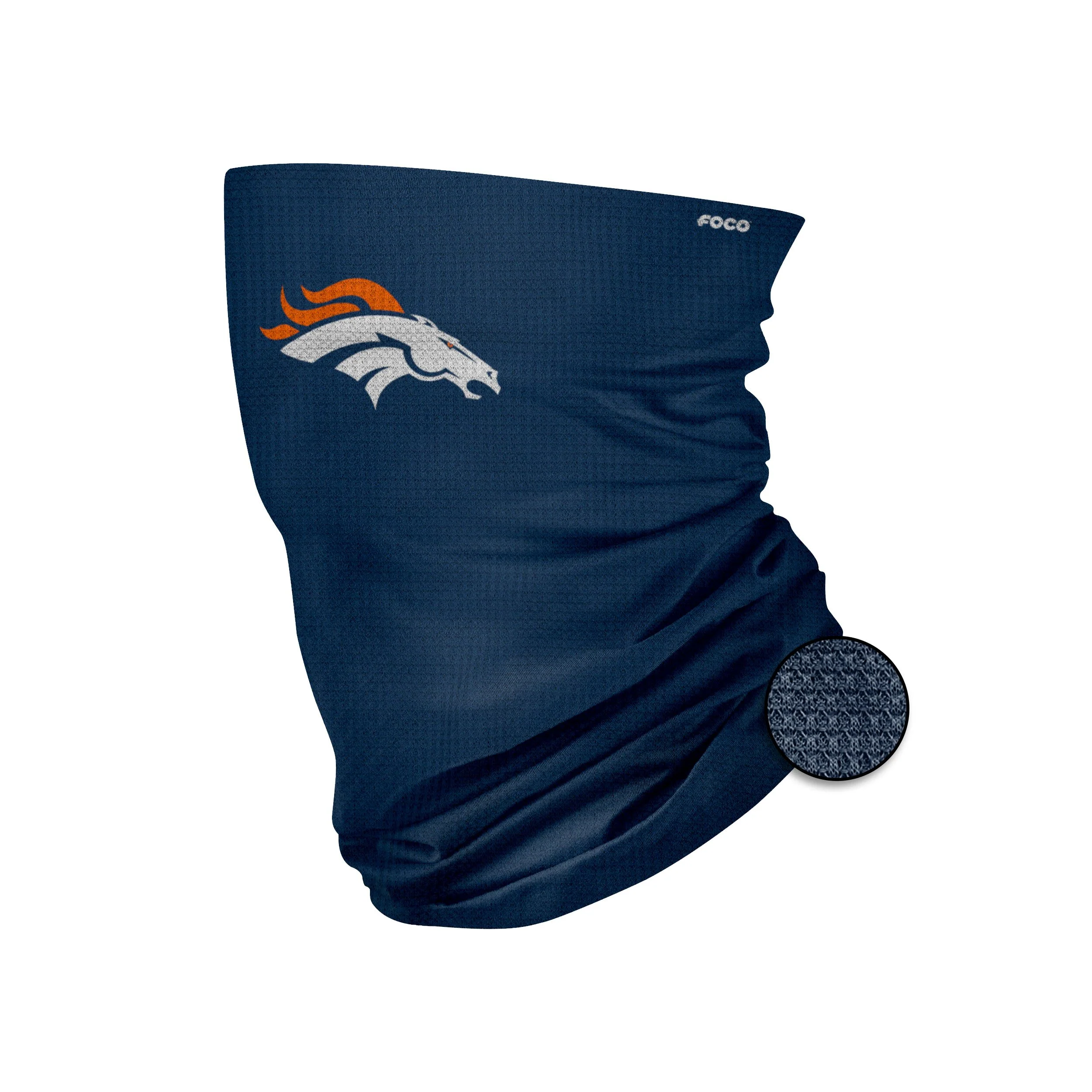 Denver Broncos NFL Big Logo Waffle Gaiter Scarf